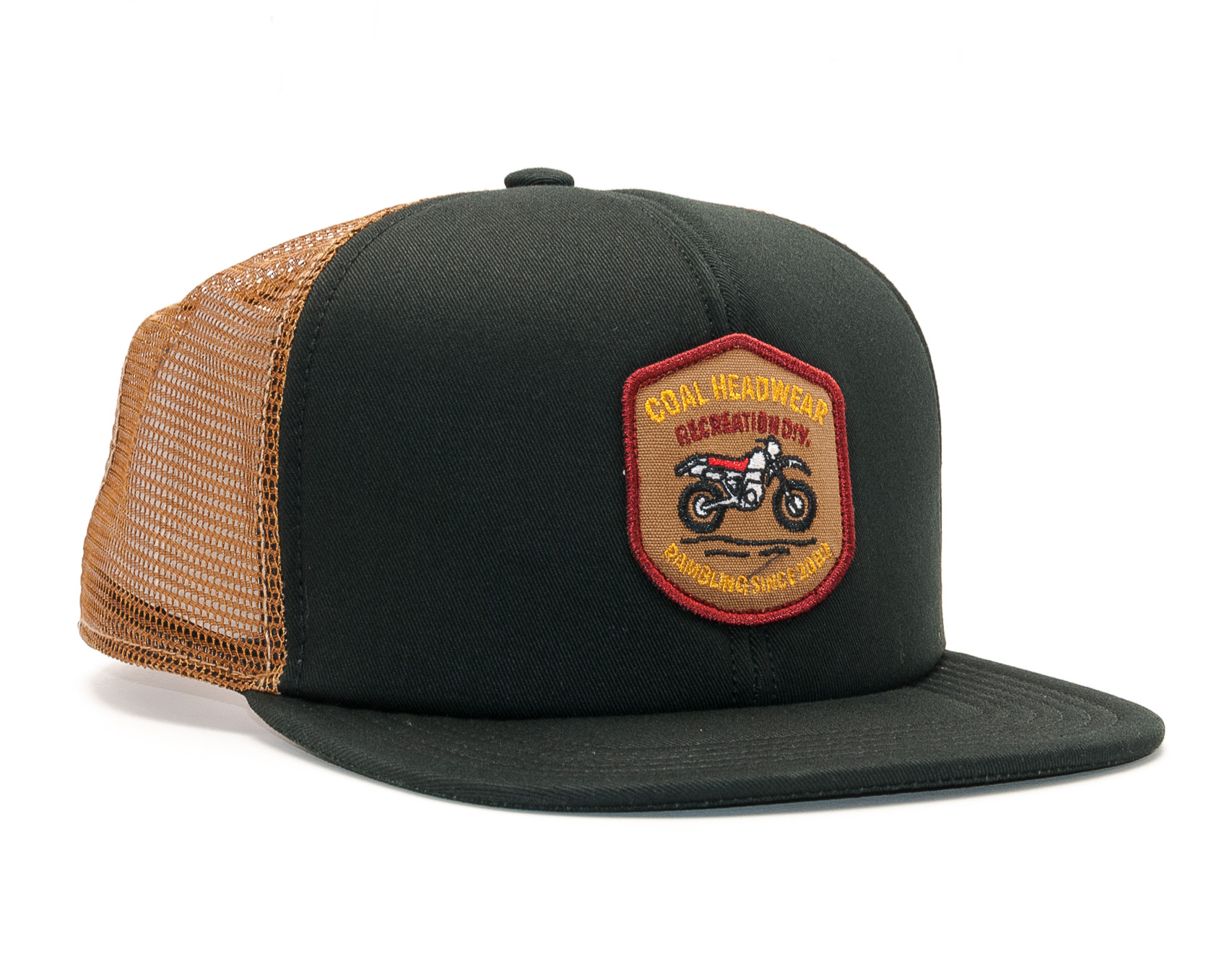Kšiltovka Coal The Rambler Black Snapback-brown