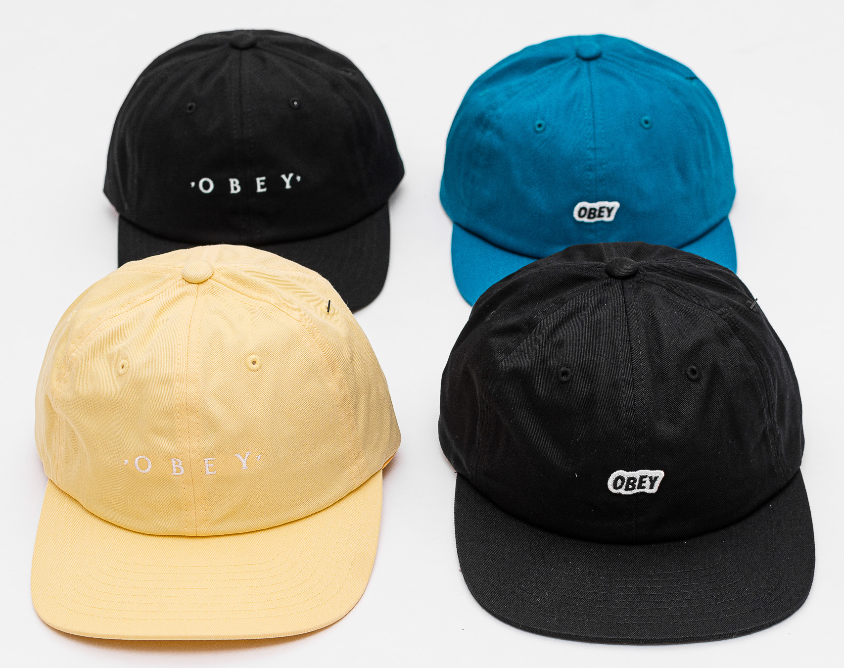 Kšiltovka OBEY Sleeper 6 Panel Pure Teal Strapback