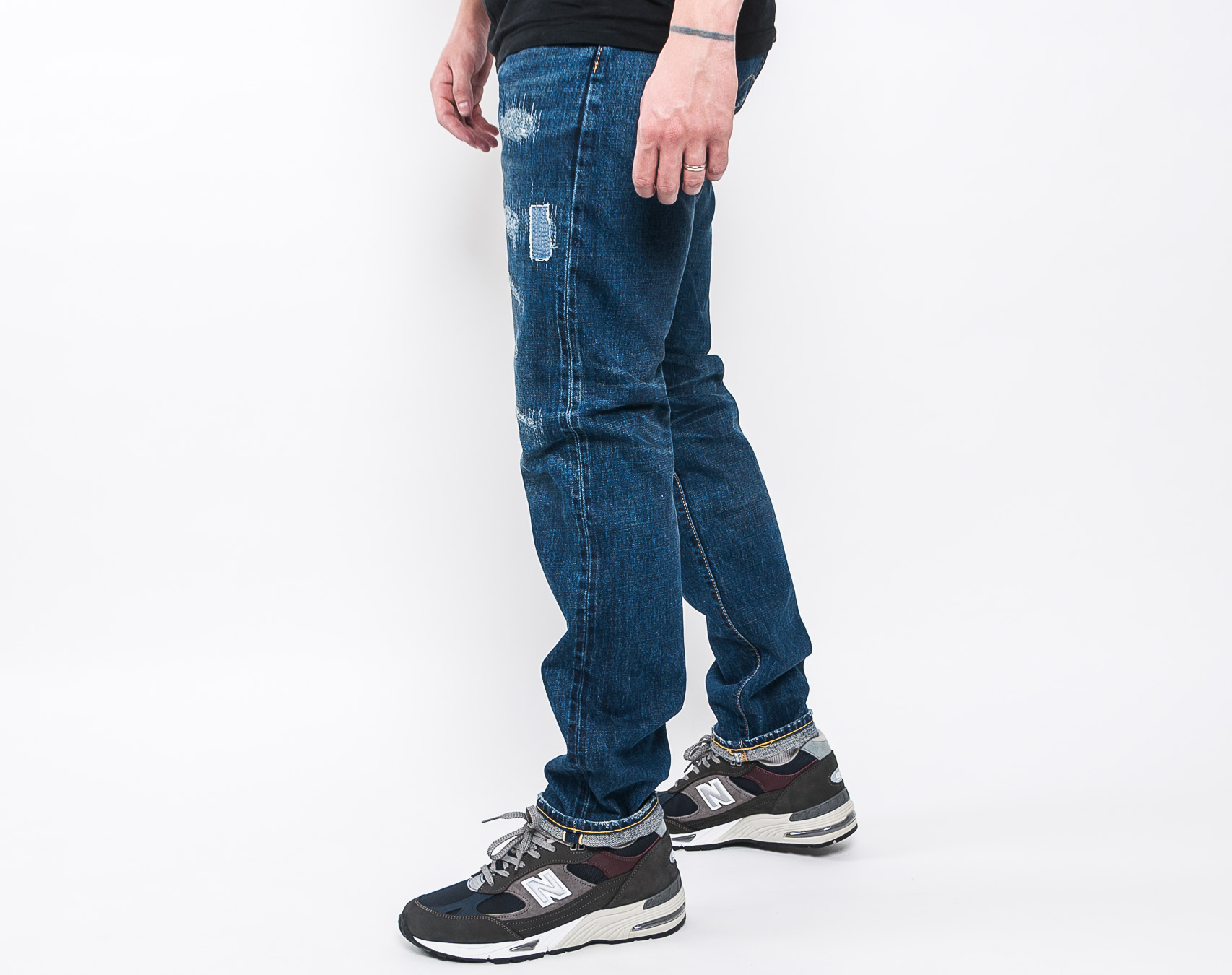 Kalhoty Edwin Classic Regular Tapered Rainbow Selvage Japan Denim 13oz Remake