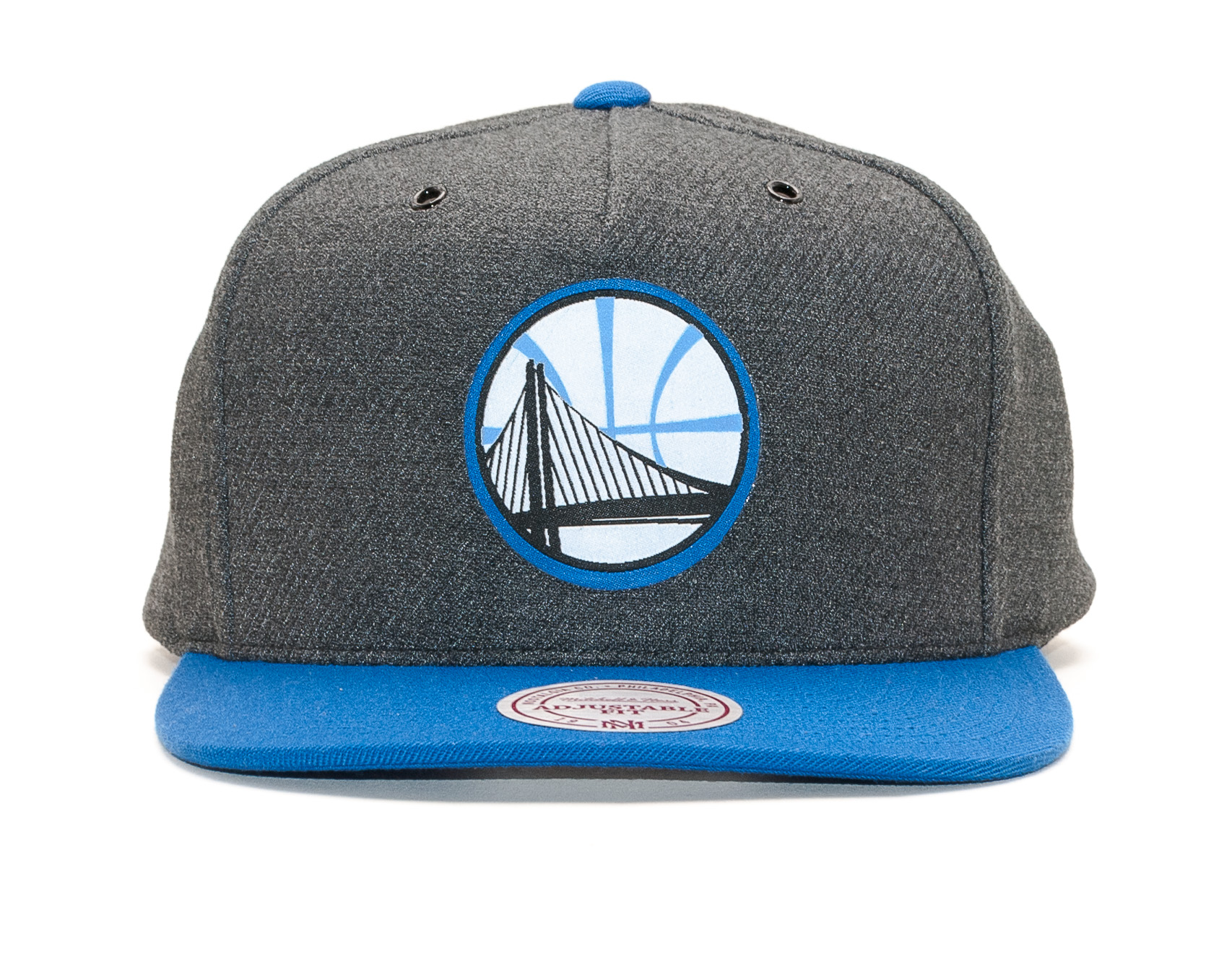 Kšiltovka Mitchell & Ness Golden State Warriors Hardwood Classic Woven Reflective Charcoal/Blue Snapback