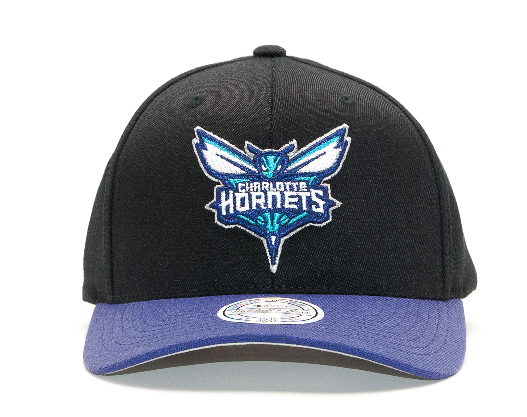 Kšiltovka Mitchell & Ness Charlotte Hornets 2 Tone Black/Purple Snapback