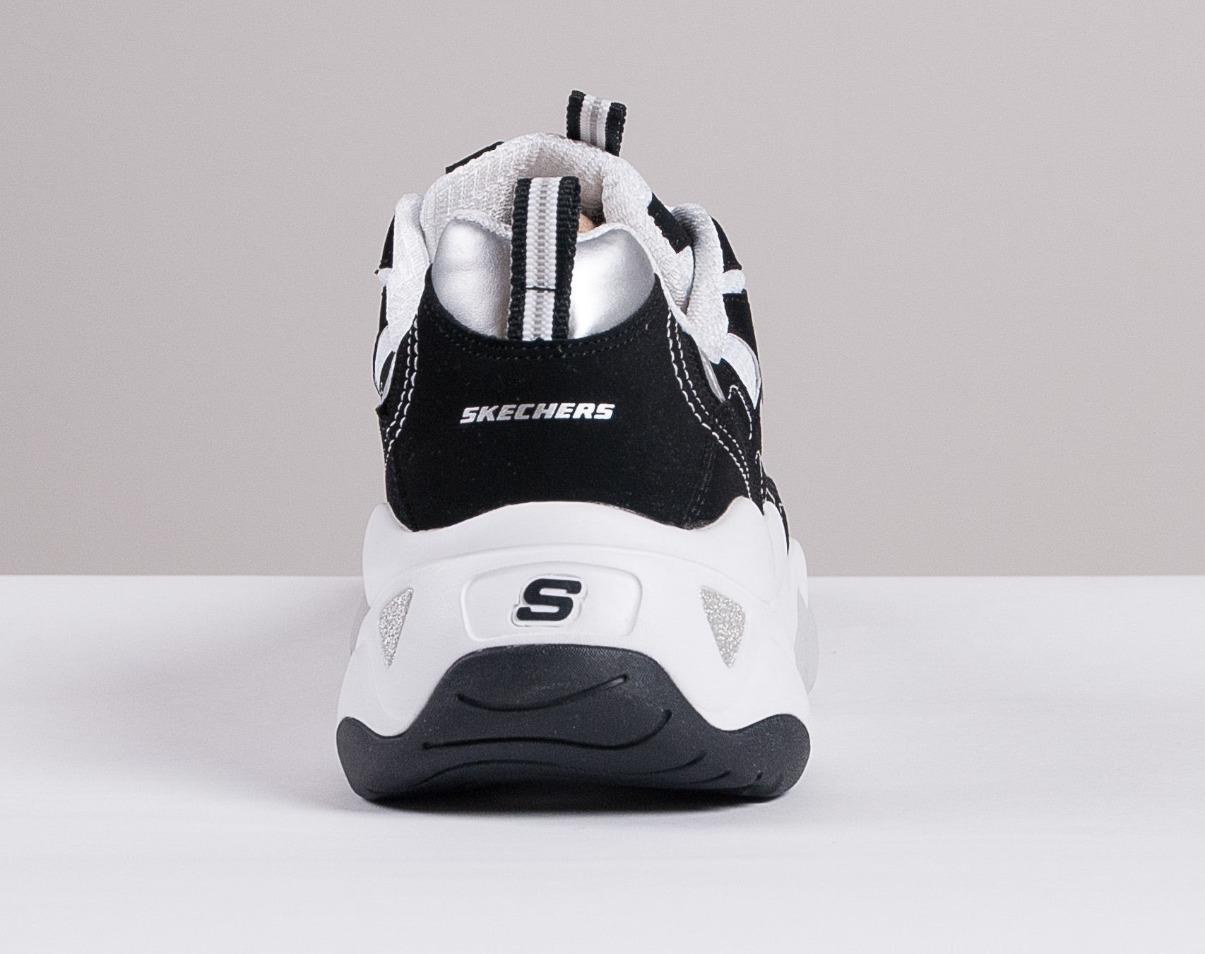 Dámské Boty Skechers D'Lites 3.0 Stride Ahead 12956 BKW Black/White