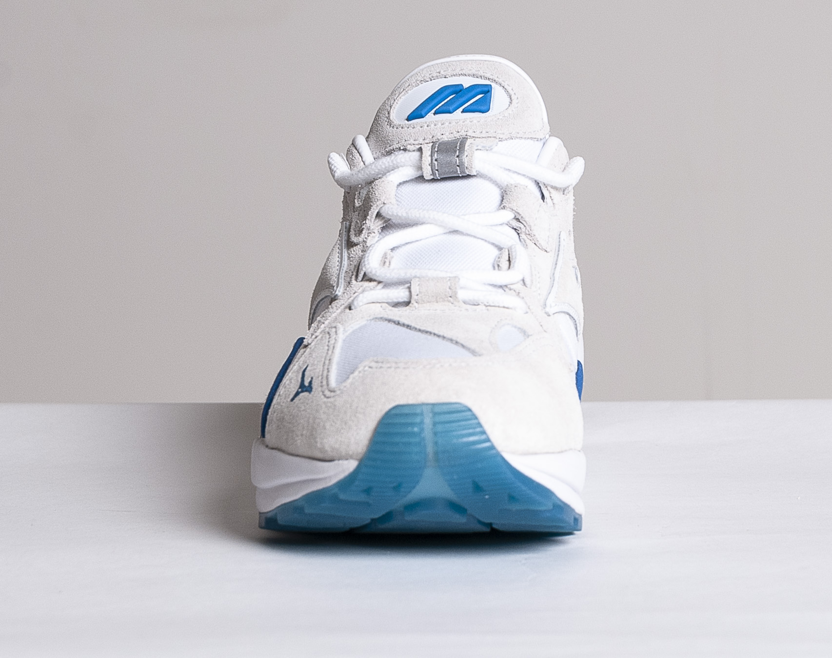 Boty Mizuno Wave Rider 1 PREMIUM White/White/Brilliant Blue OP181007593