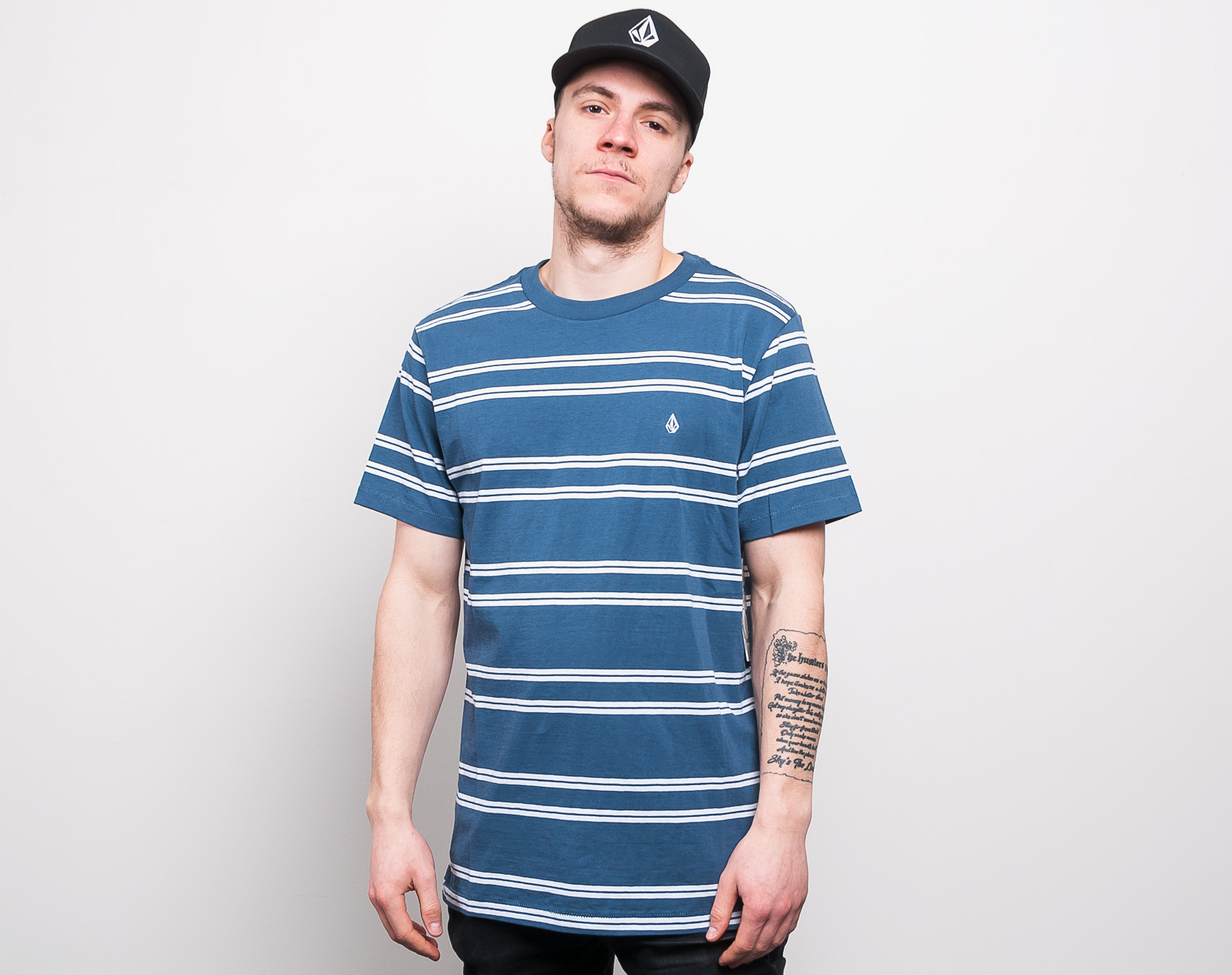 Triko Volcom Beauville Crew Indigo