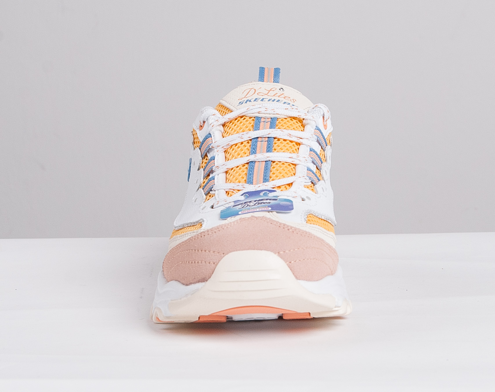 Dámské Boty Skechers D´Lites Second Chance WYL 13146 White/Yellow