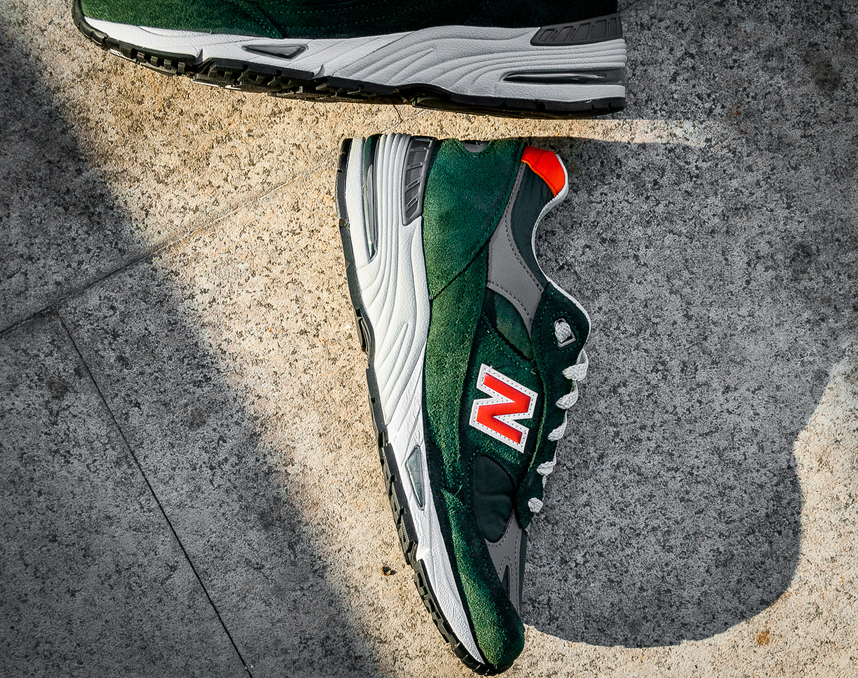 Boty New Balance M991TNF Made in UK Green/Orange