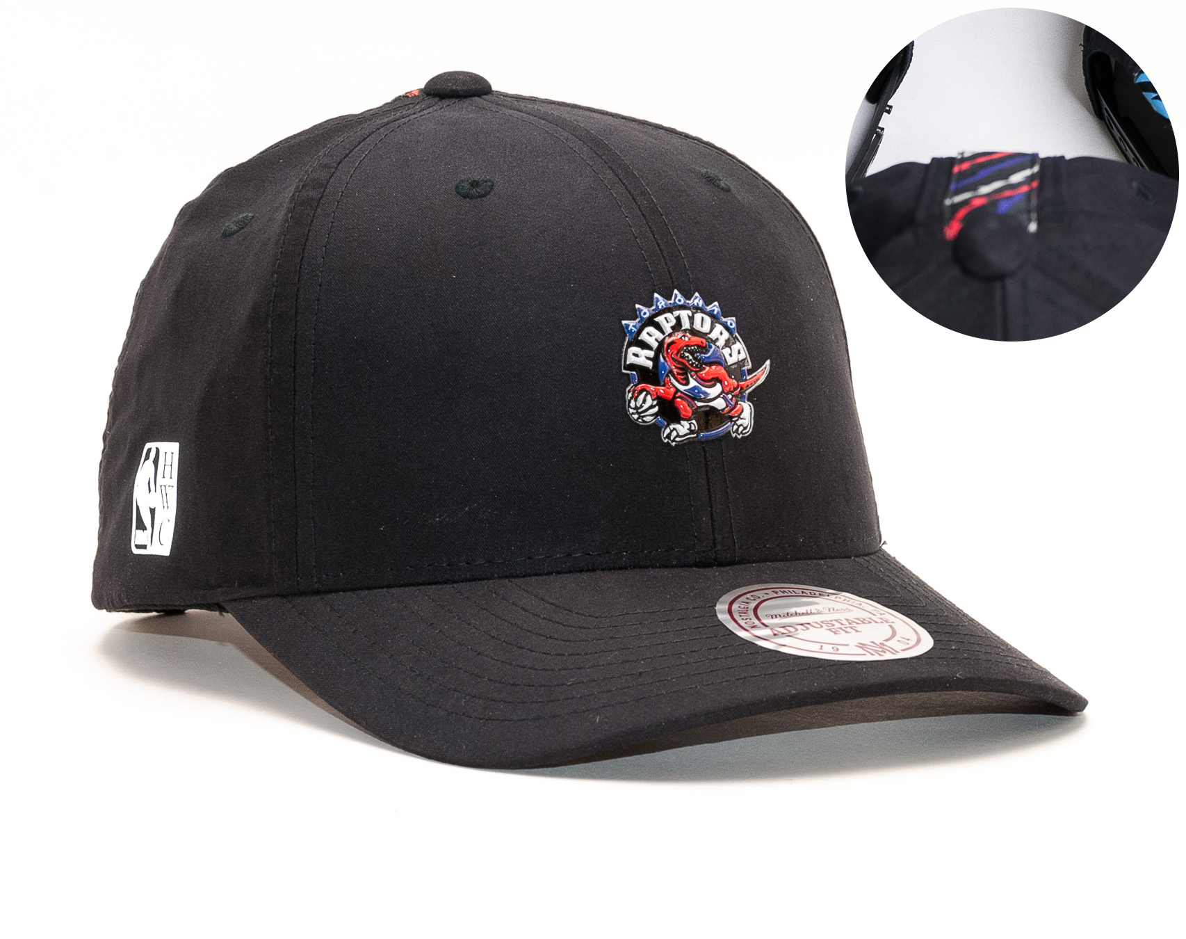 Kšiltovka Mitchell & Ness Toronto Raptors Hardwood Classic Taped Snapback