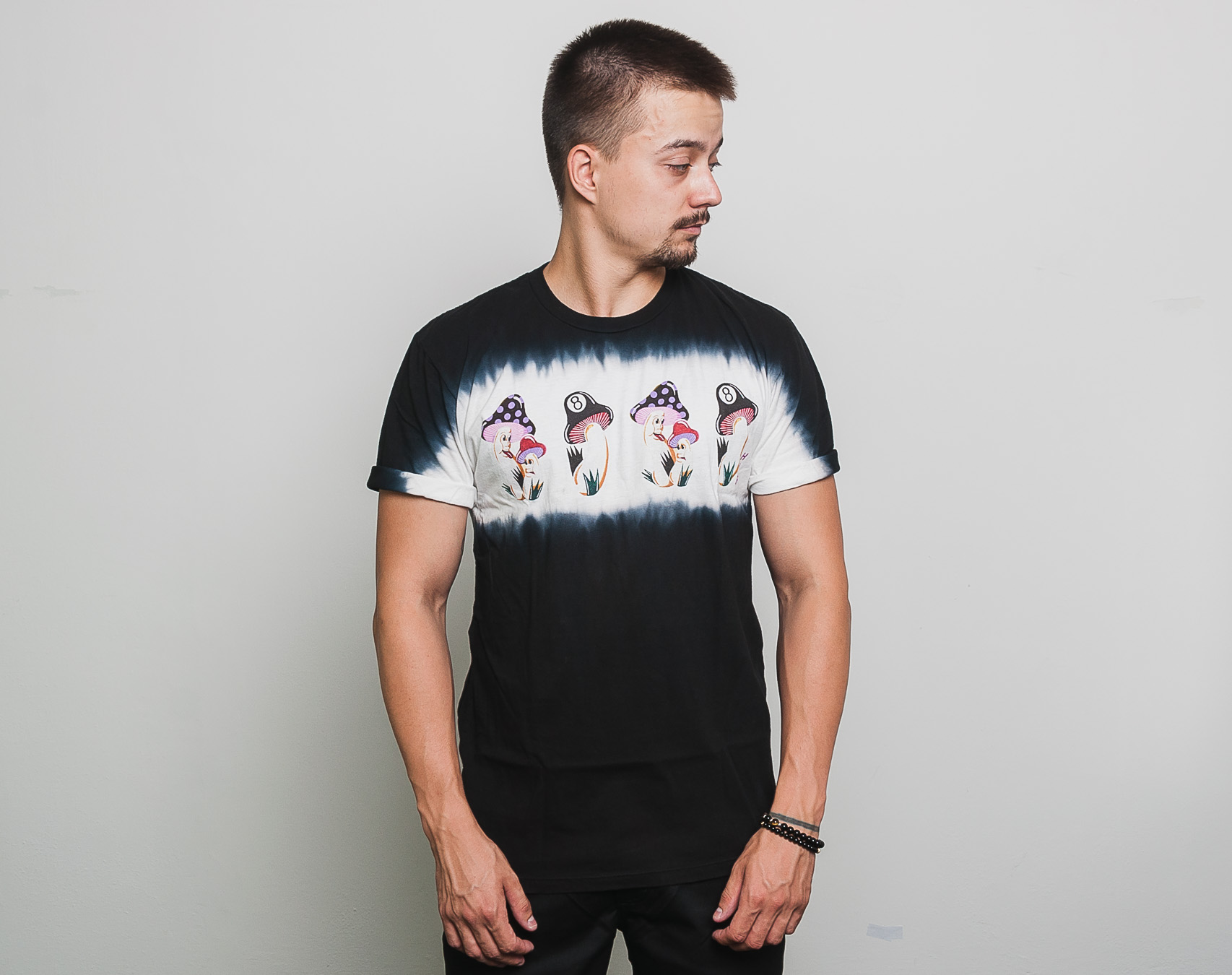 Triko HUF Chloe K Shroom Tee Black