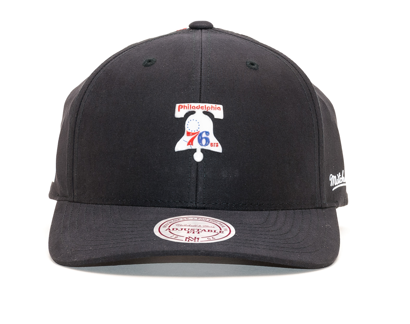 Kšiltovka Mitchell & Ness Philadelphia 76ers Hardwood Classic Taped Black Snapback