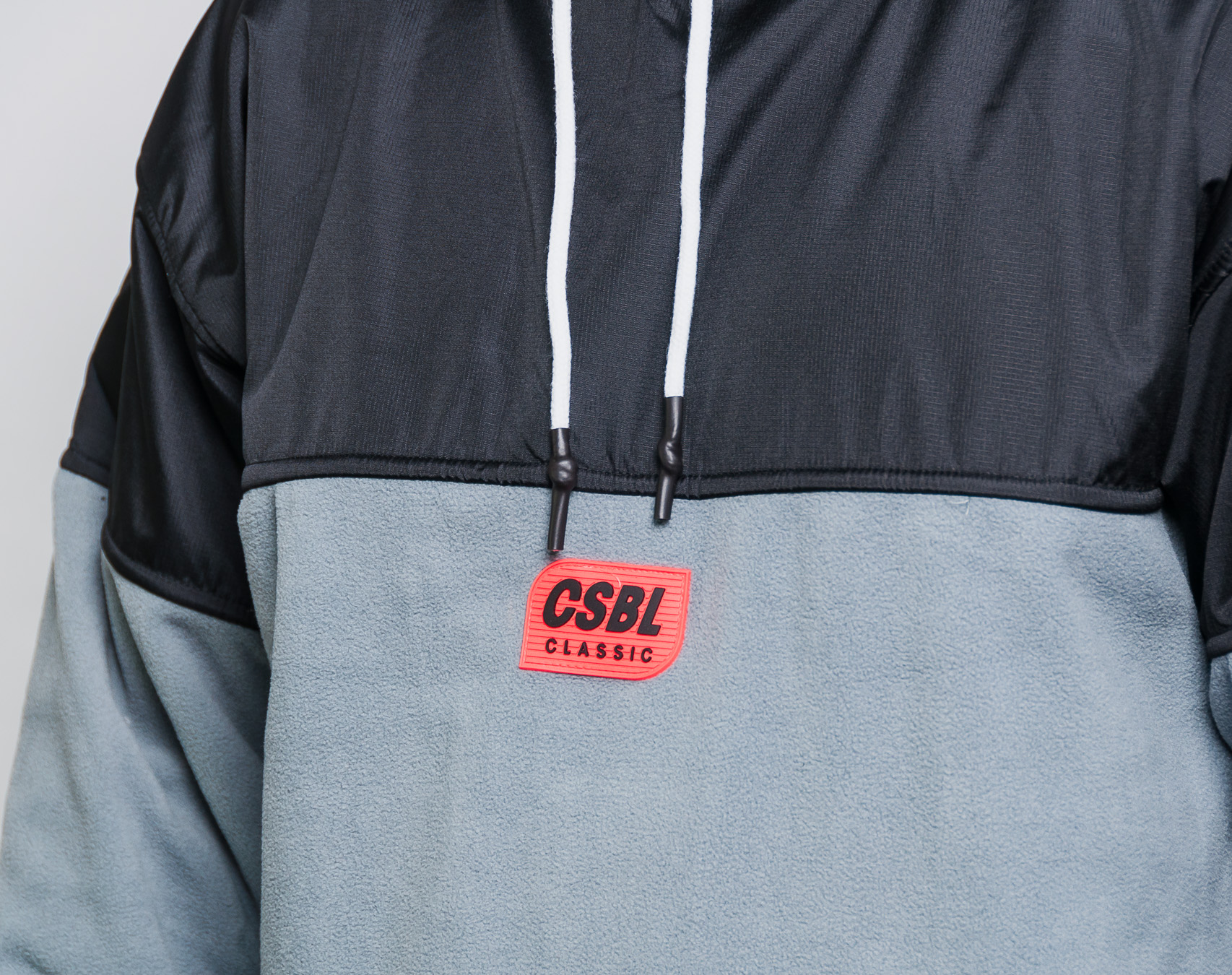 Mikina Cayler & Sons CSBL Nine Zero Hoody Grey/Lazerred