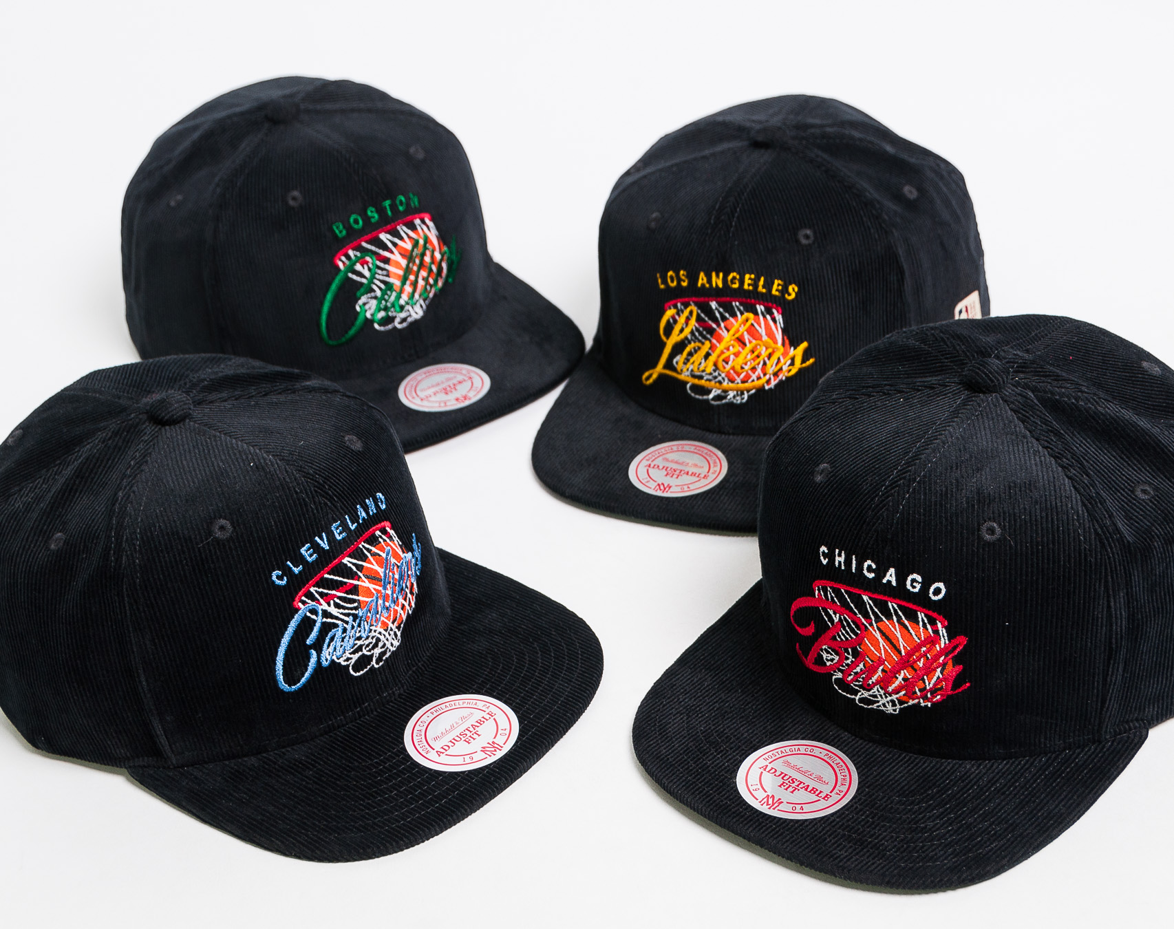 Kšiltovka Mitchell & Ness Boston Celtics Hardwood Classic All Net Black Snapback