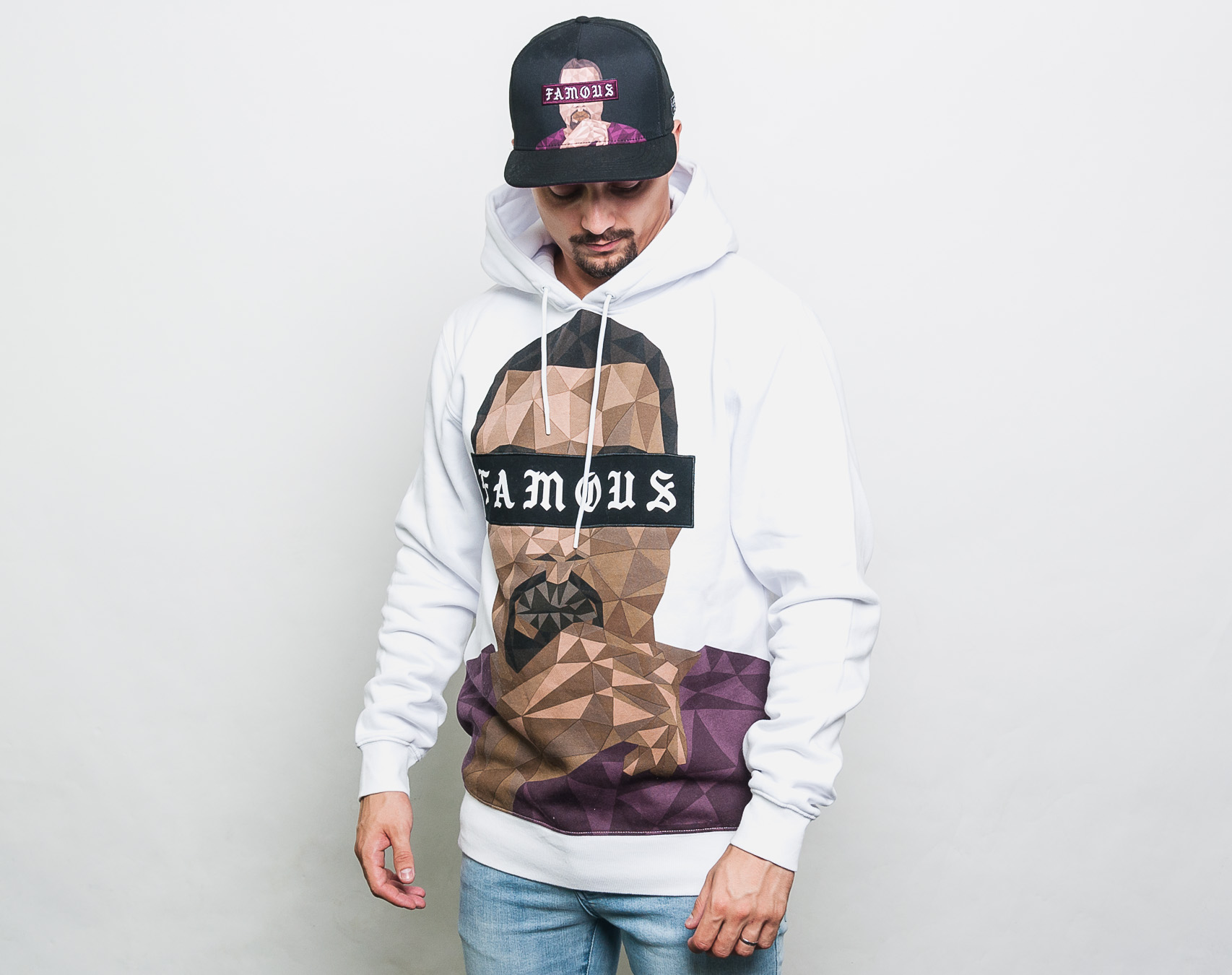 Mikina Cayler & Sons WL Drop Out Hoody White/MC