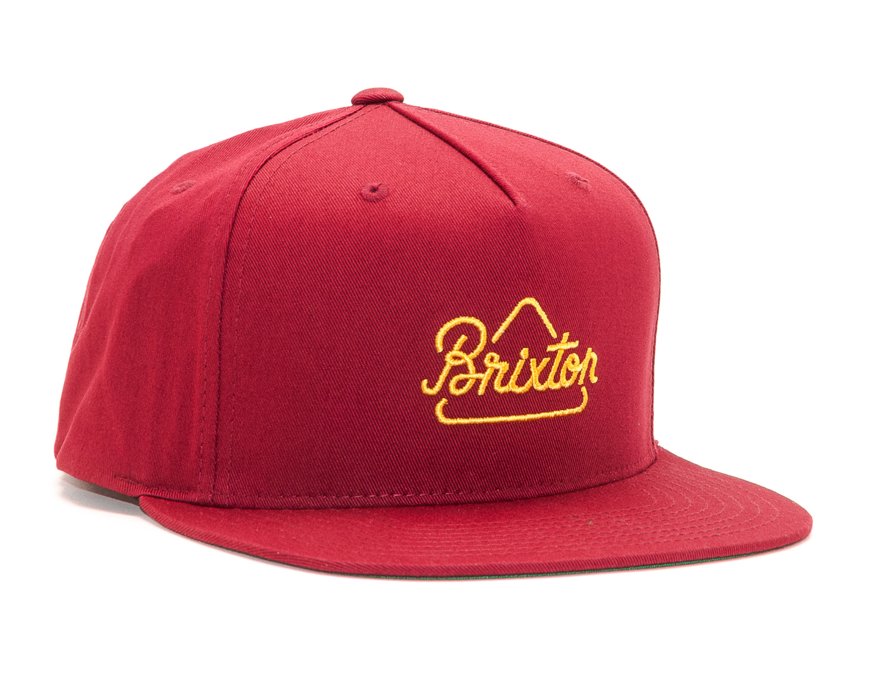 Kšiltovka BRIXTON Newbury Medium Profile Burgundy Snapback