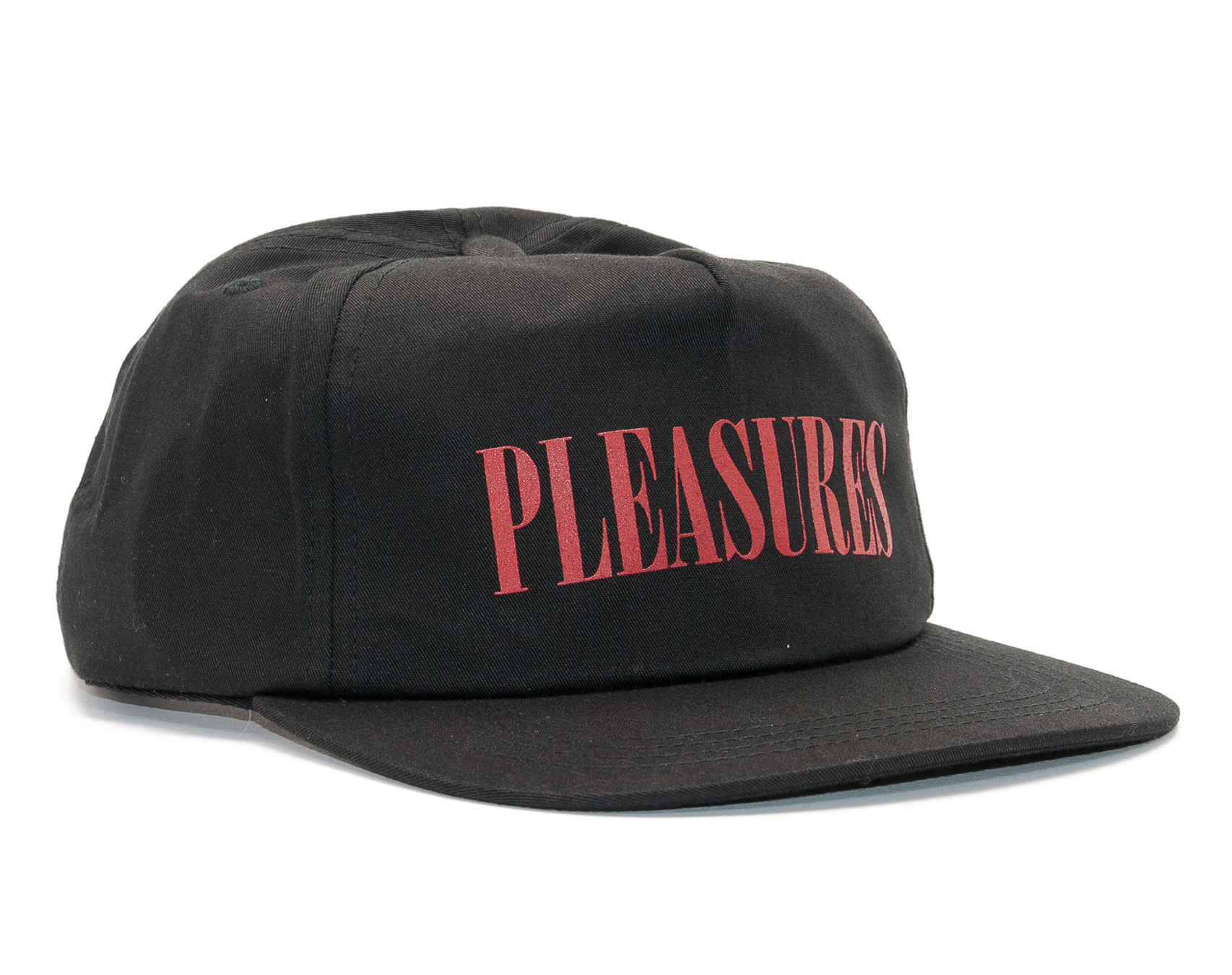 Kšiltovka Pleasures Logo Black Snapback