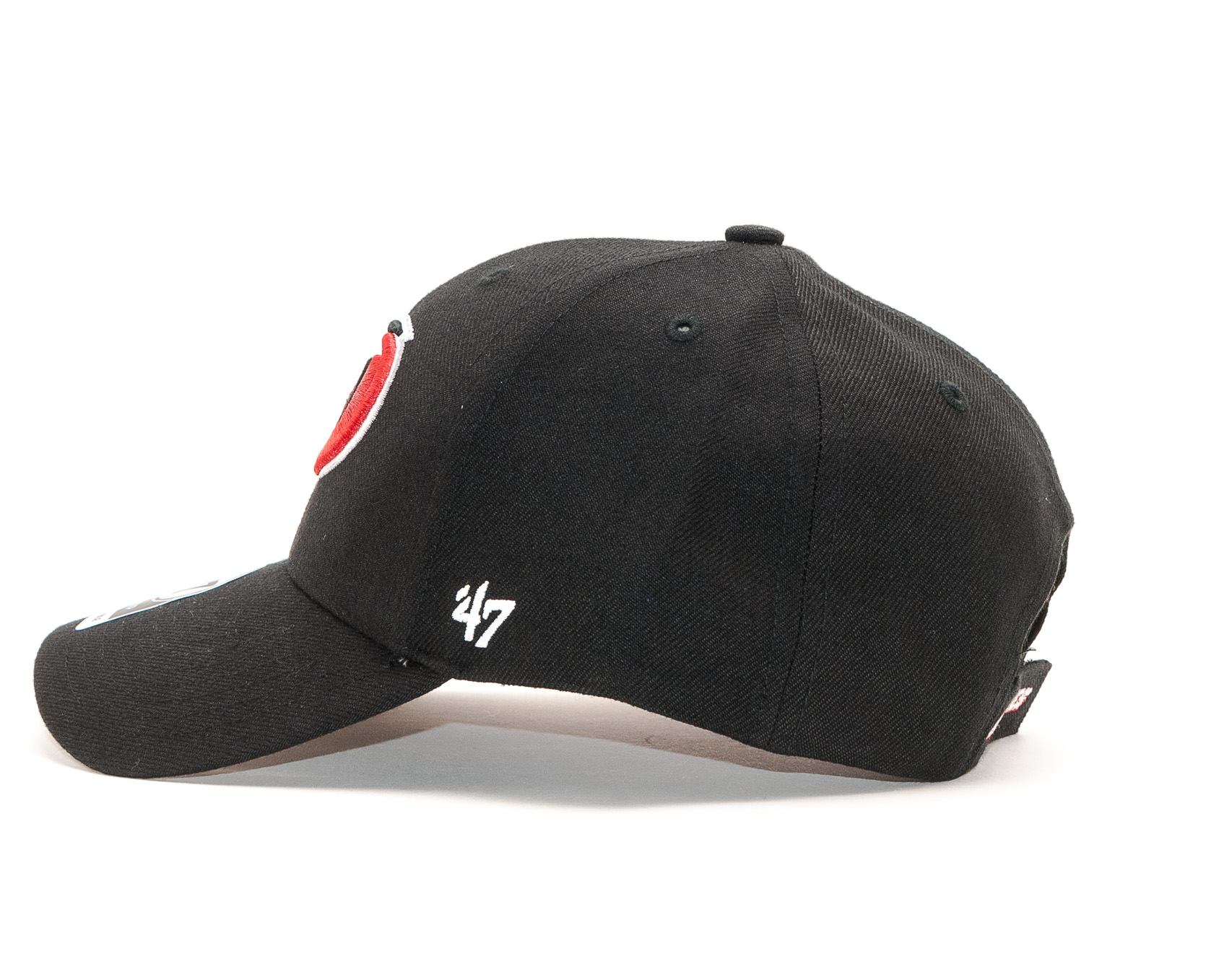 Kšiltovka 47 Brand Carolina Hurricanes MVP Black Strapback