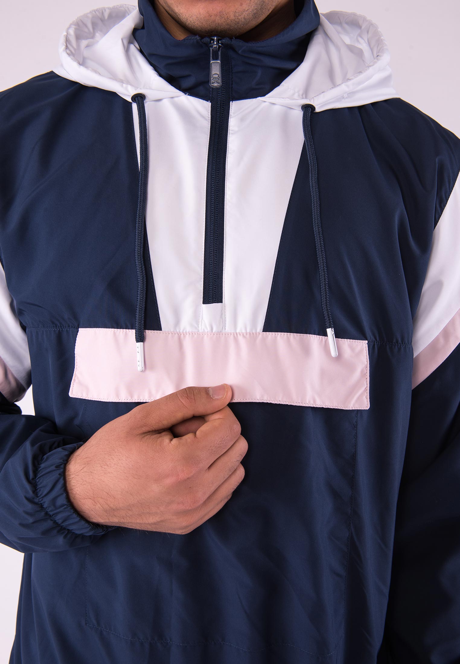 Bunda pánská Cayler & Sons WL Camingo Half Zip Windbreaker Navy/White