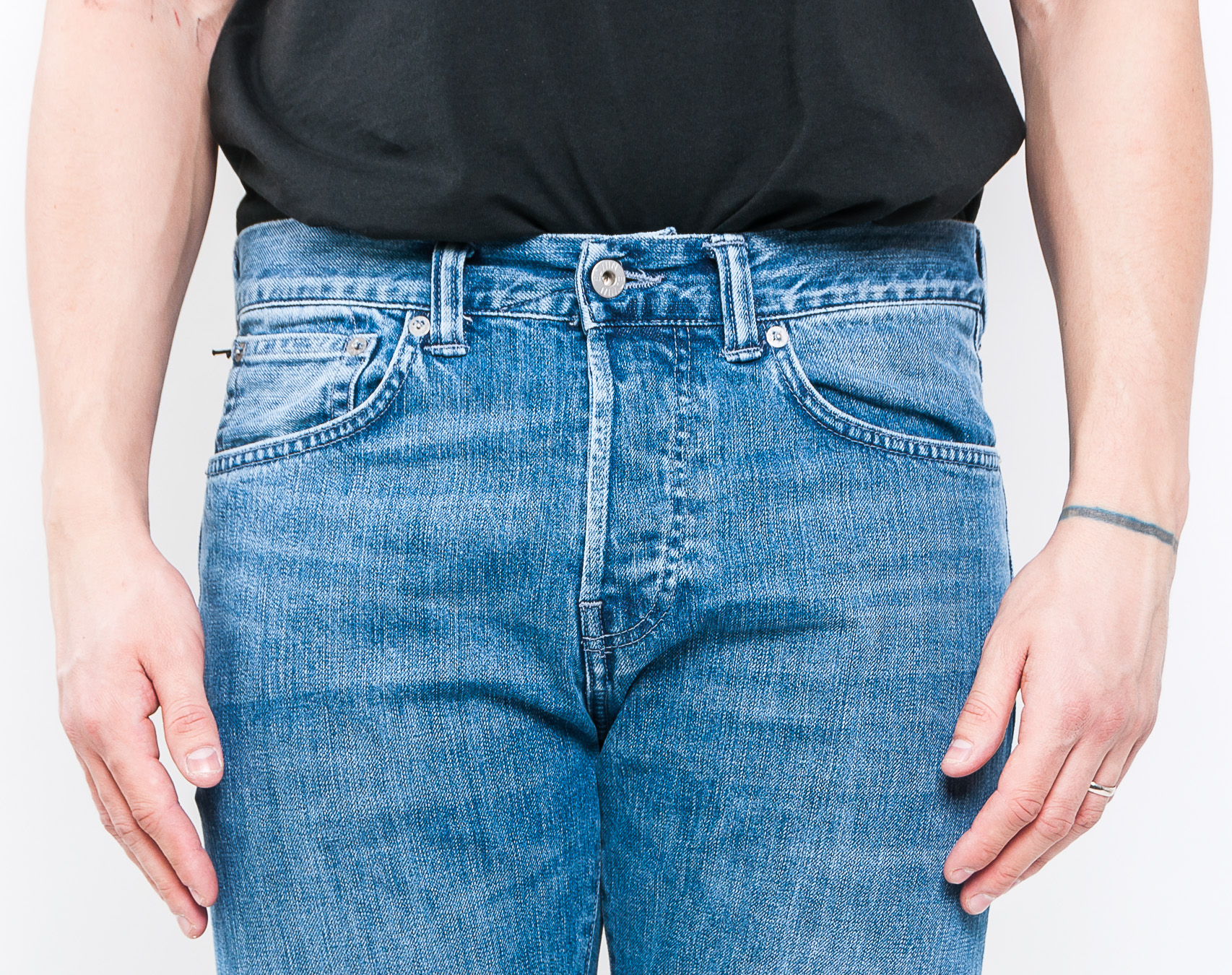 Kalhoty Edwin ED-80 Kingston Blue Denim Rauha Wash