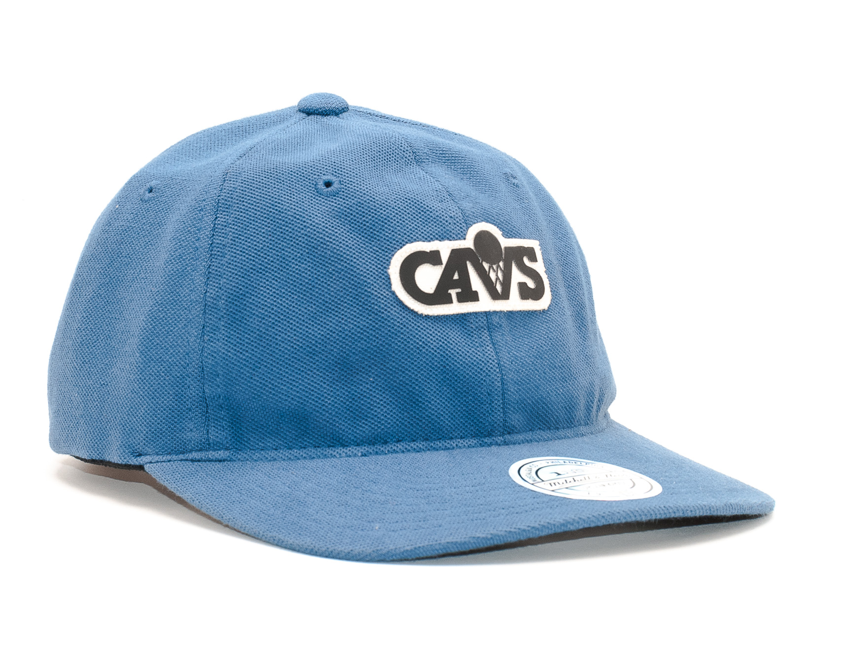 Kšiltovka Mitchell & Ness Jock Cleveland Cavaliers Blue Strapback