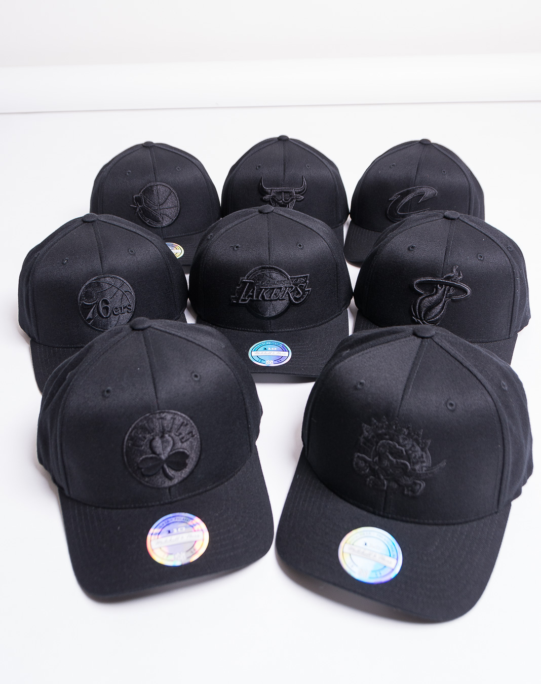 Kšiltovka Mitchell & Ness Golden State Warriors Black On Black 110 Snapback