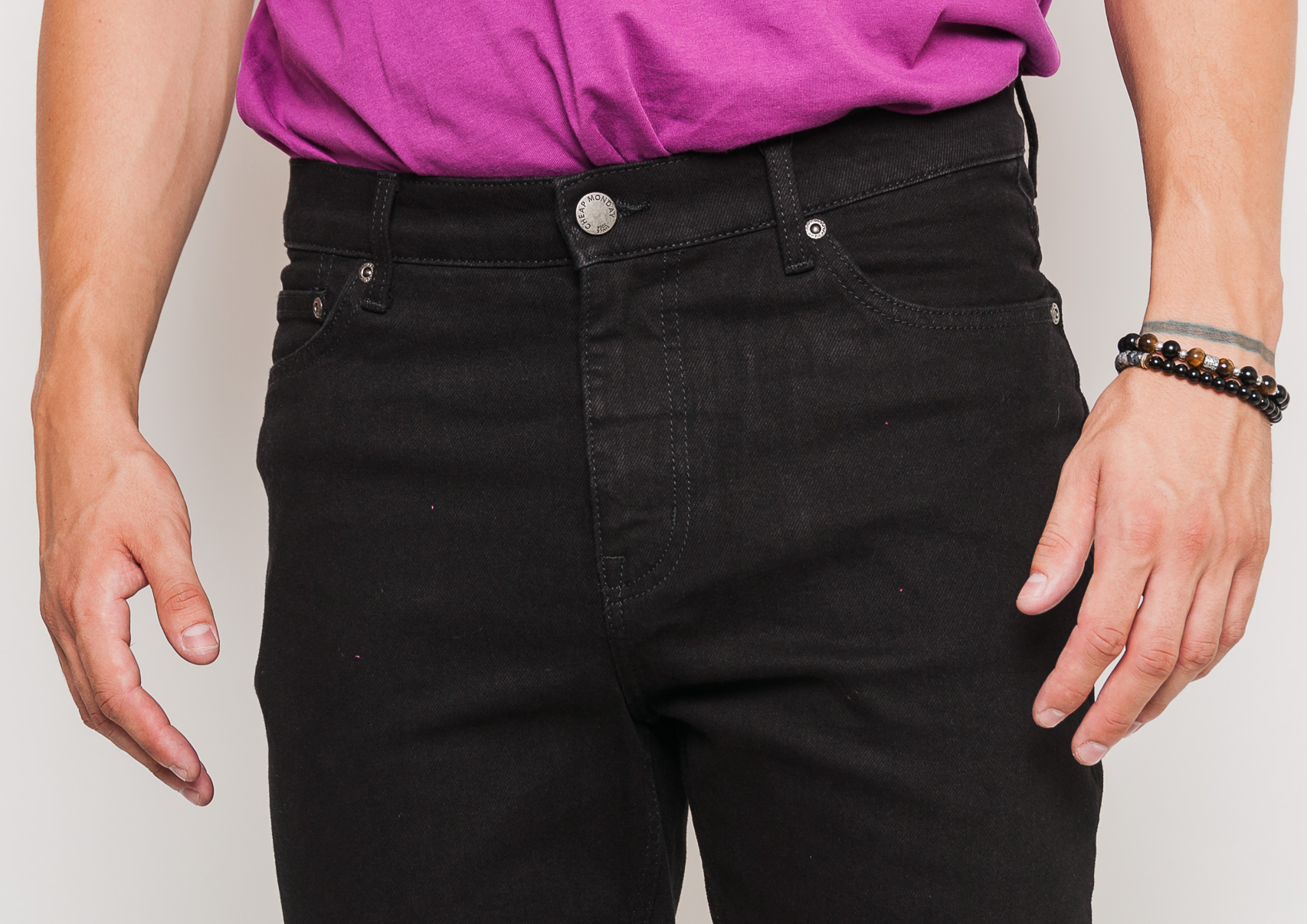 Kalhoty Cheap Monday Sonic Deep Black