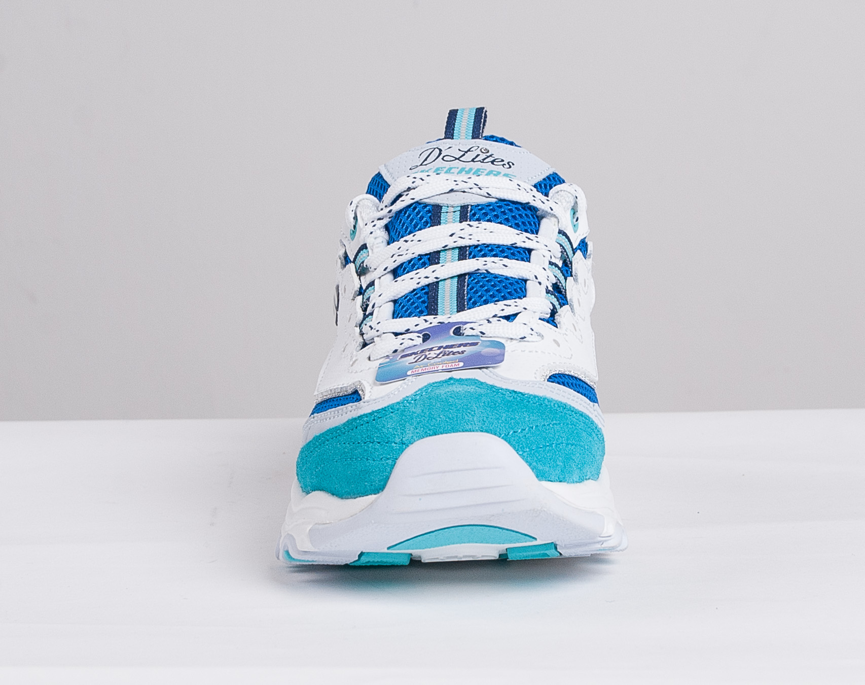 Dámské Boty Skechers D´Lites Second Chance WBL 13146 White/Blue