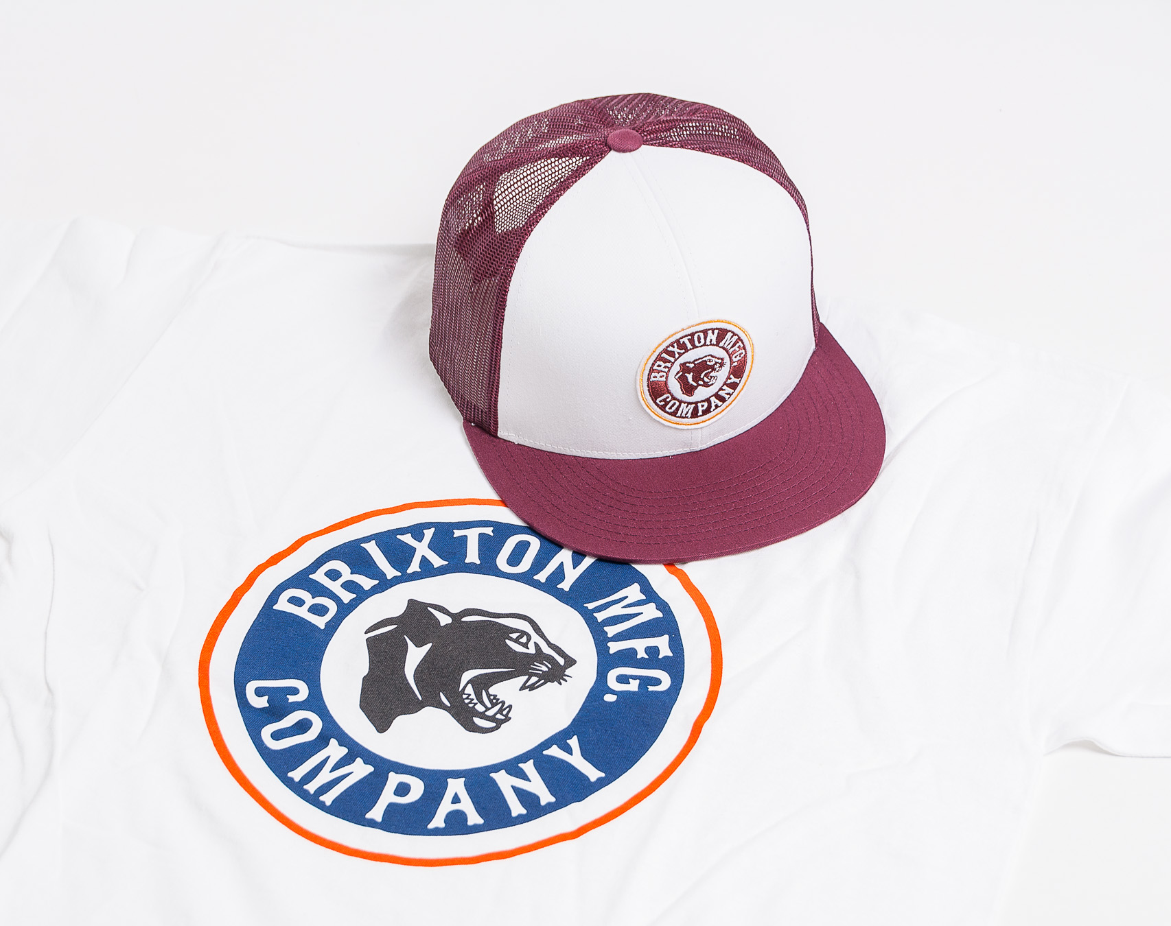 Triko s krátkým rukávem BRIXTON Forte White