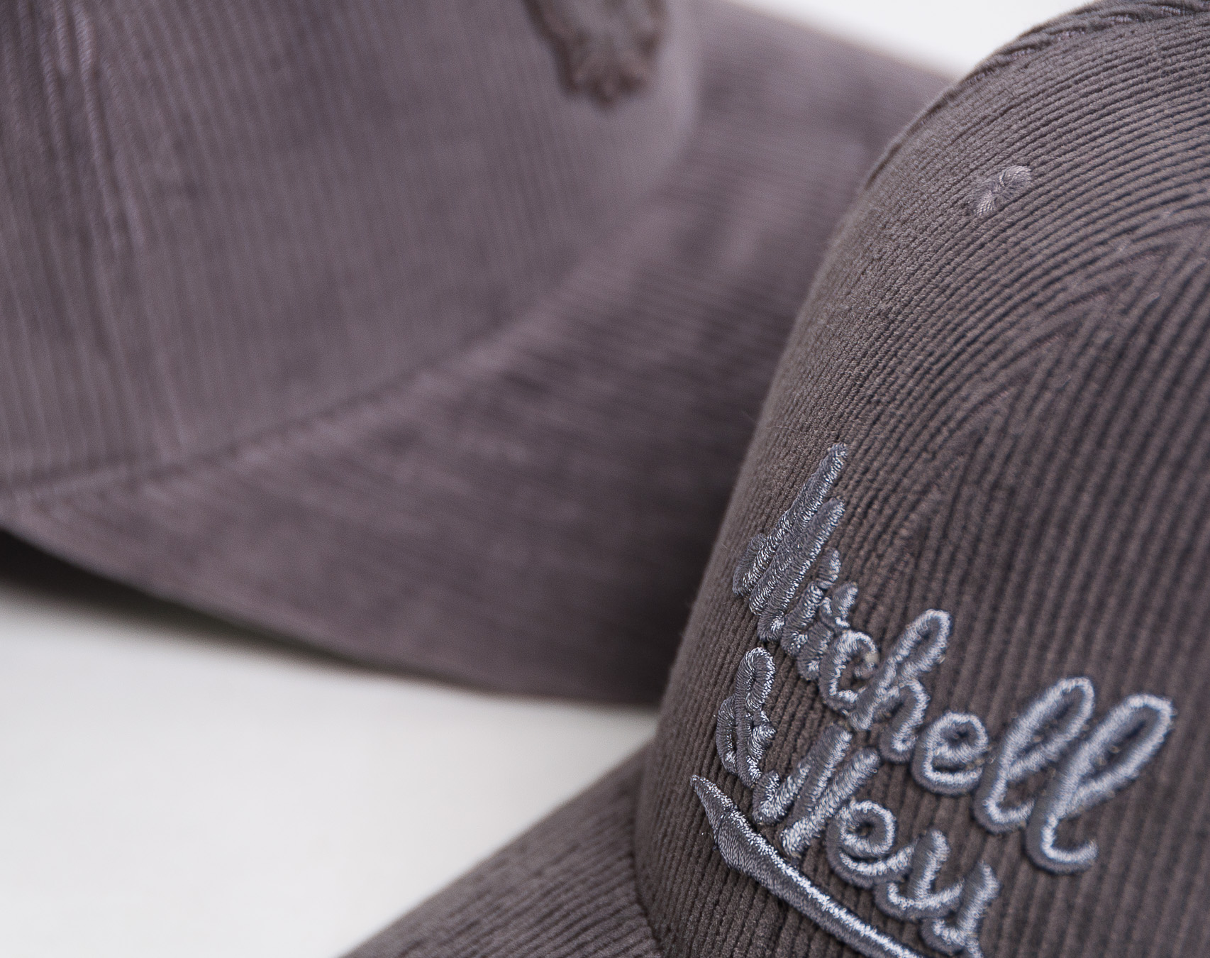 Kšiltovka Mitchell & Ness Georgetown Hoyas Cord Bedrock Grey Snapback