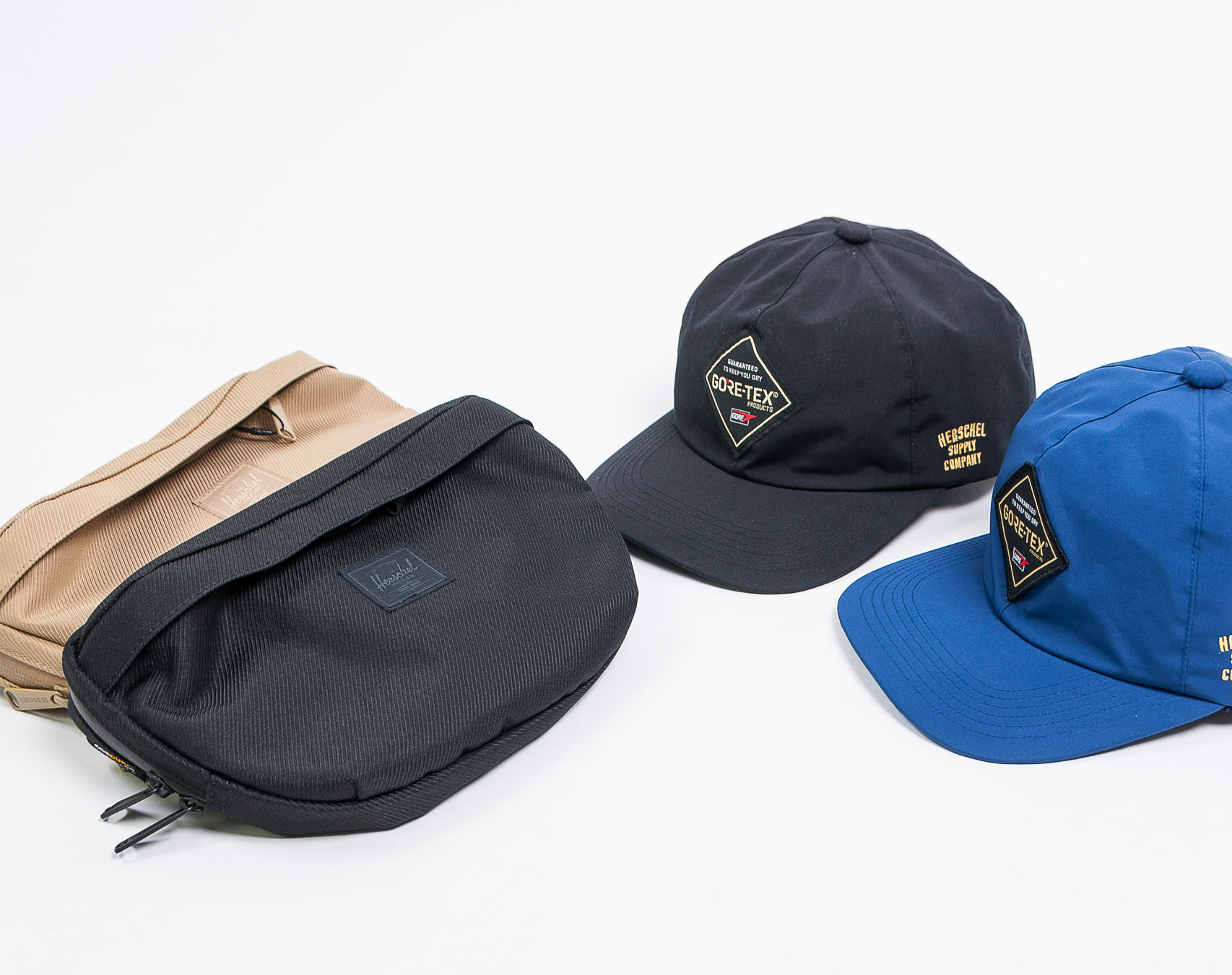 Kšiltovka Herschel Supply Brighton Gore Tex Navy Snapback 1107-0720
