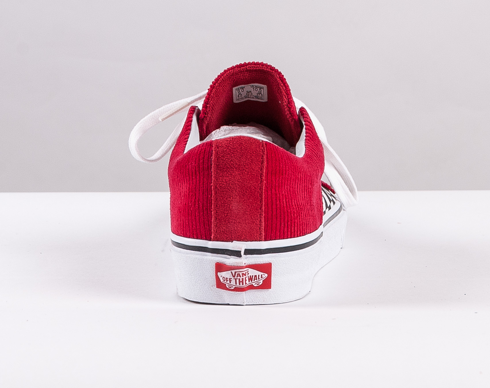 Boty VANS Lampin Checker/Cord Scooter/True White