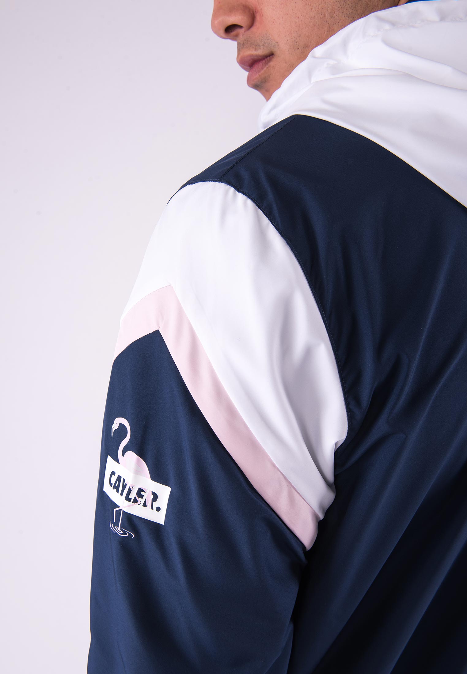 Bunda pánská Cayler & Sons WL Camingo Half Zip Windbreaker Navy/White