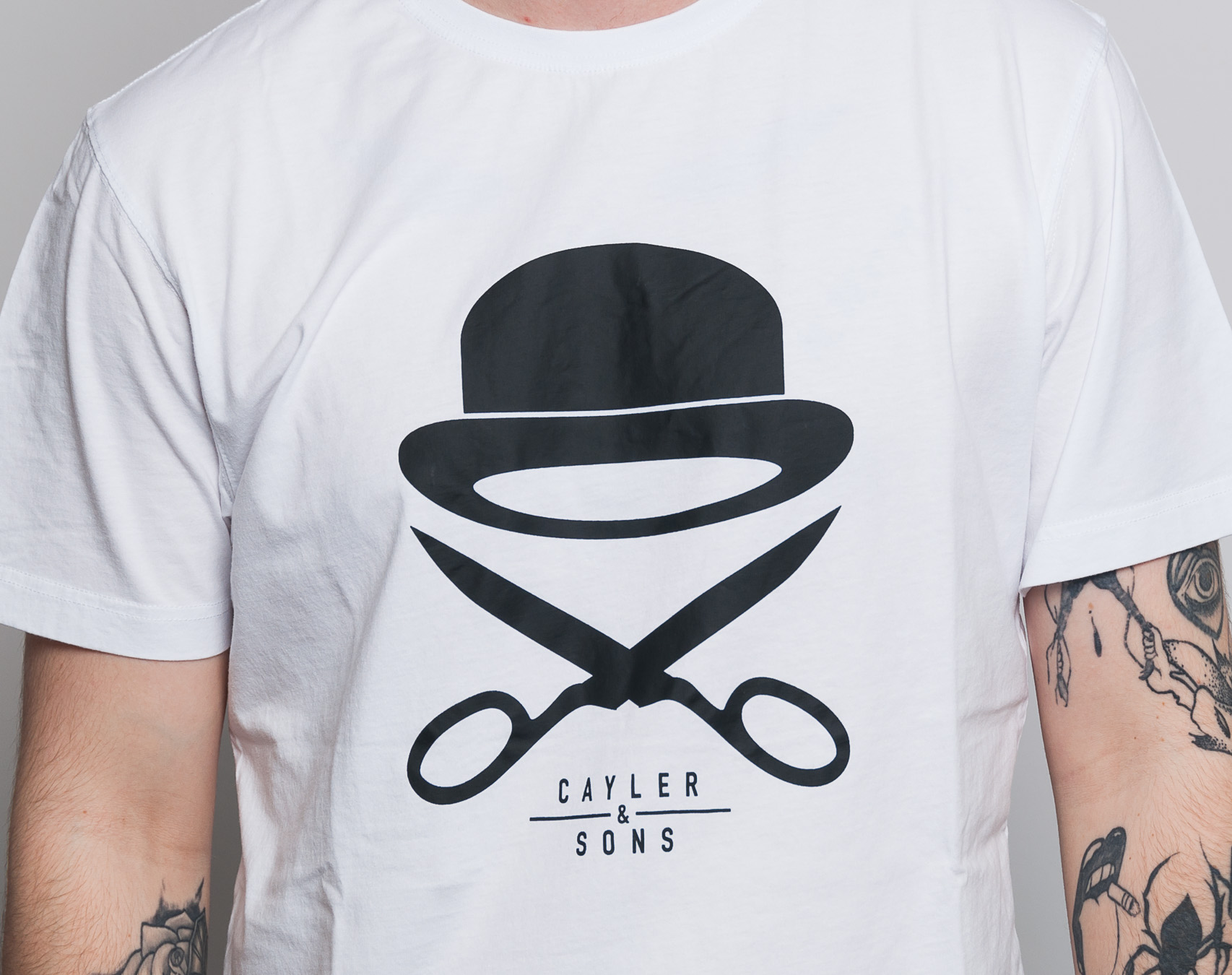 Triko Cayler & Sons Premium Authentics Icon Tee White/Black