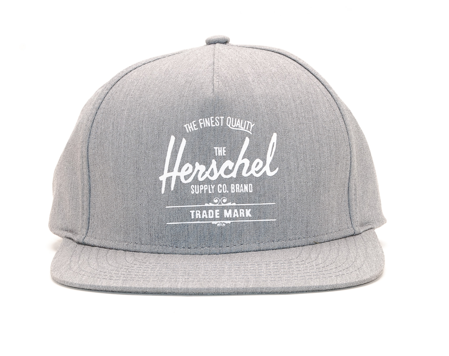 Kšiltovka Herschel Supply Whaler Cotton Twill Heather Grey Snapback 1026-0348