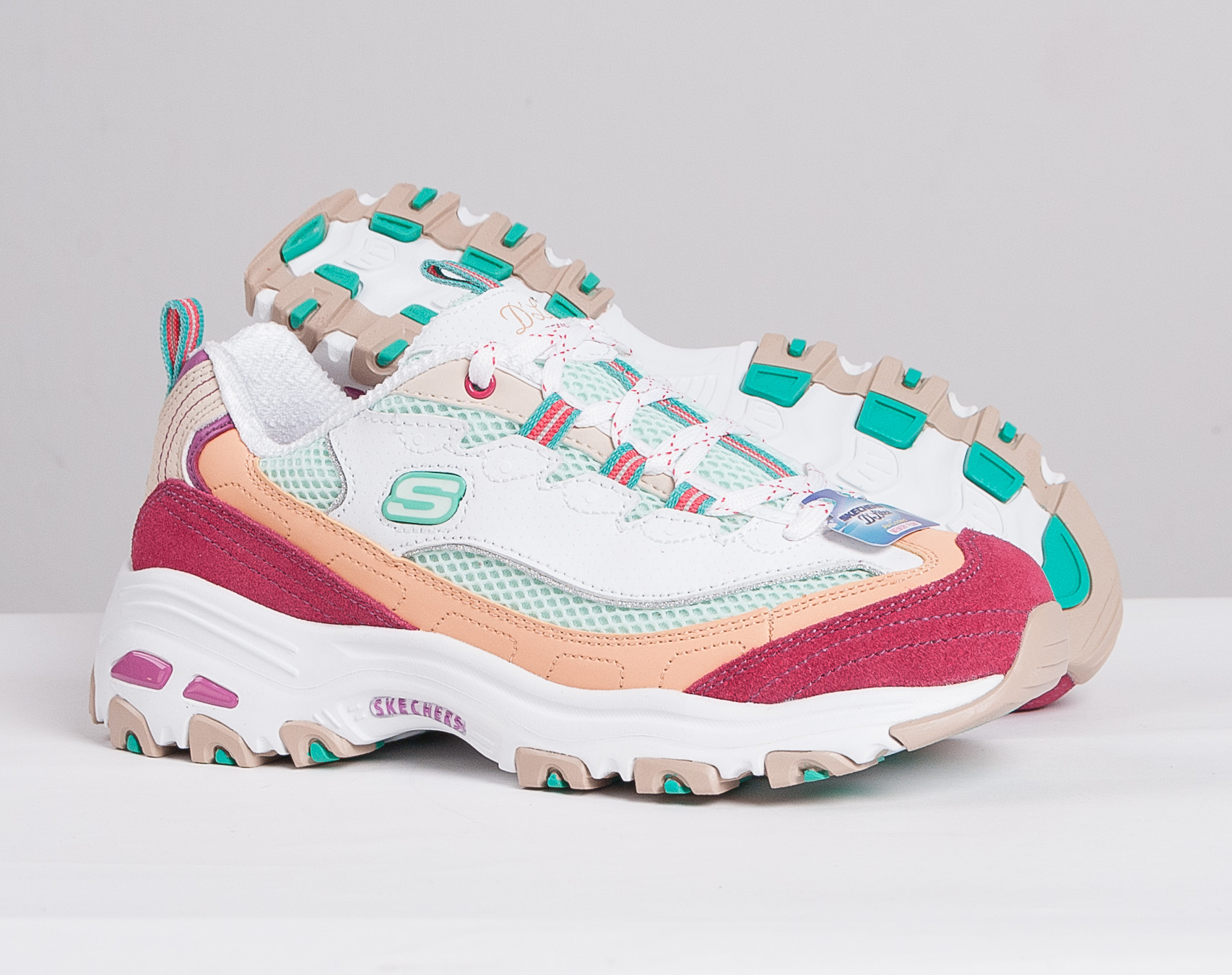 Dámské Boty Skechers D´Lites Second Chance WMLT 13146 White/Multi