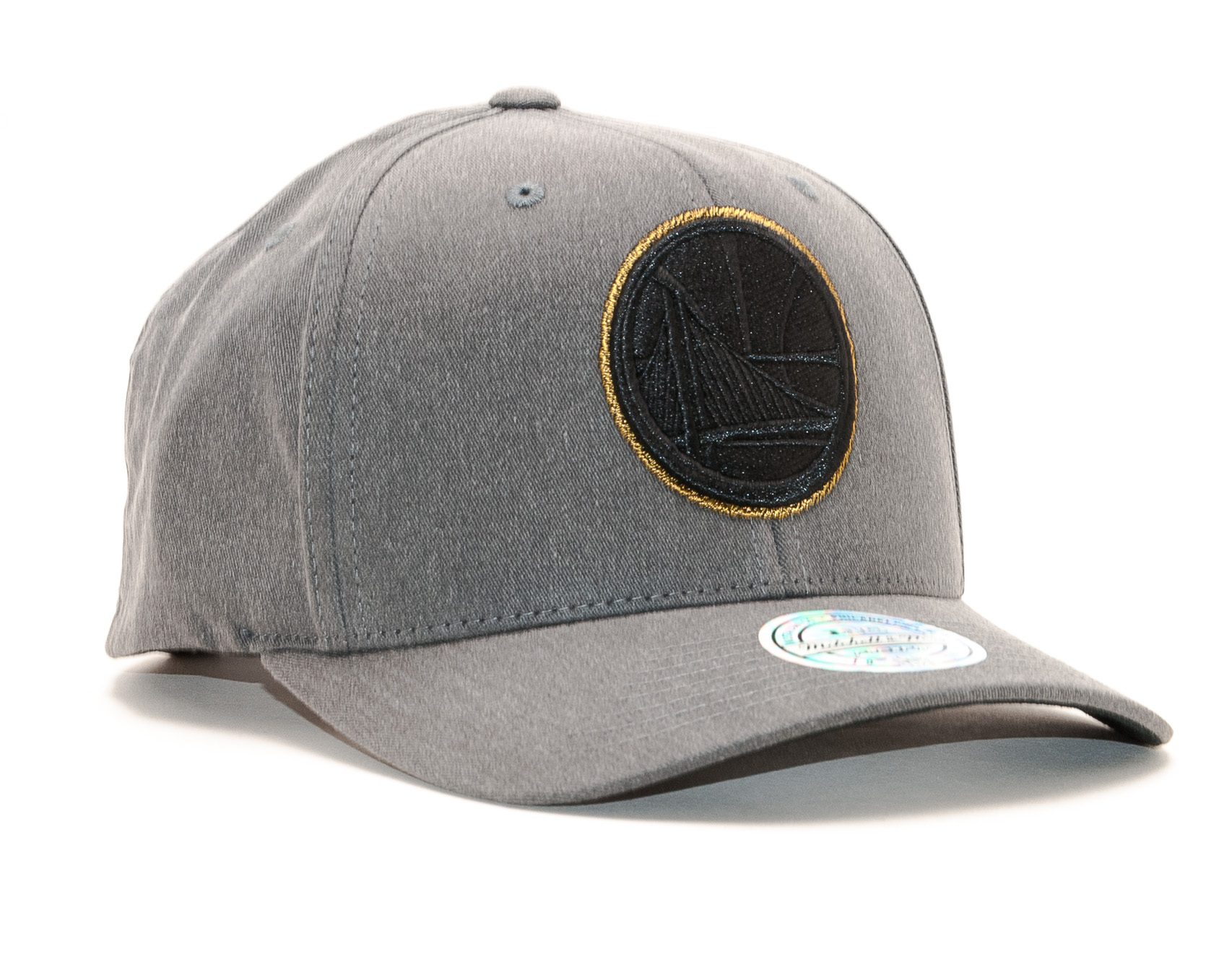 Kšiltovka Mitchell & Ness Golden State Warriors Washed Denim Gold Snapback