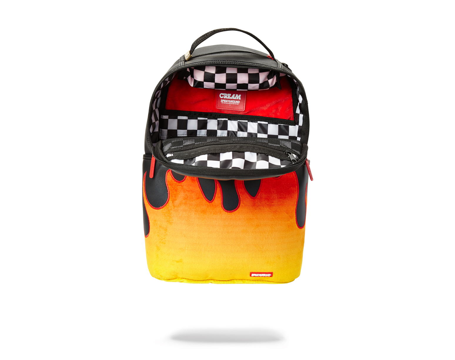 Sprayground Batoh Cream Backpack oranžovočerný objem 20,7L