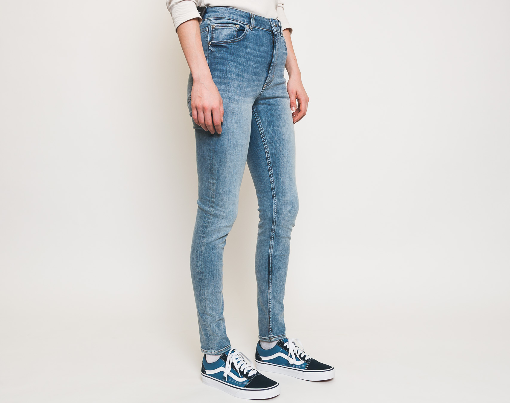 Dámské Kalhoty Cheap Monday High Skin Nemesis Blue