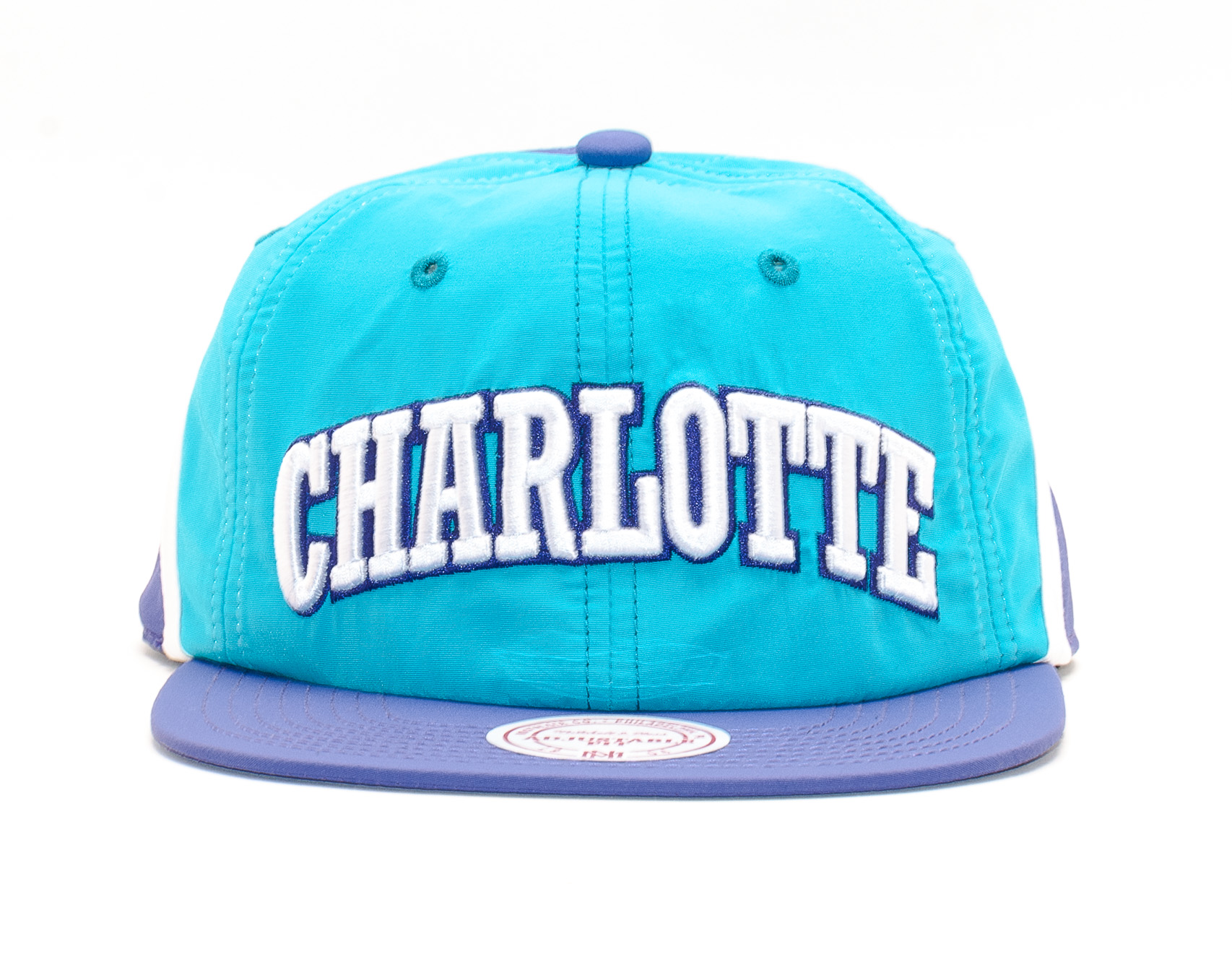 Kšiltovka Mitchell & Ness Charlotte Hornets Anorak Light Blue/Purple Snapback