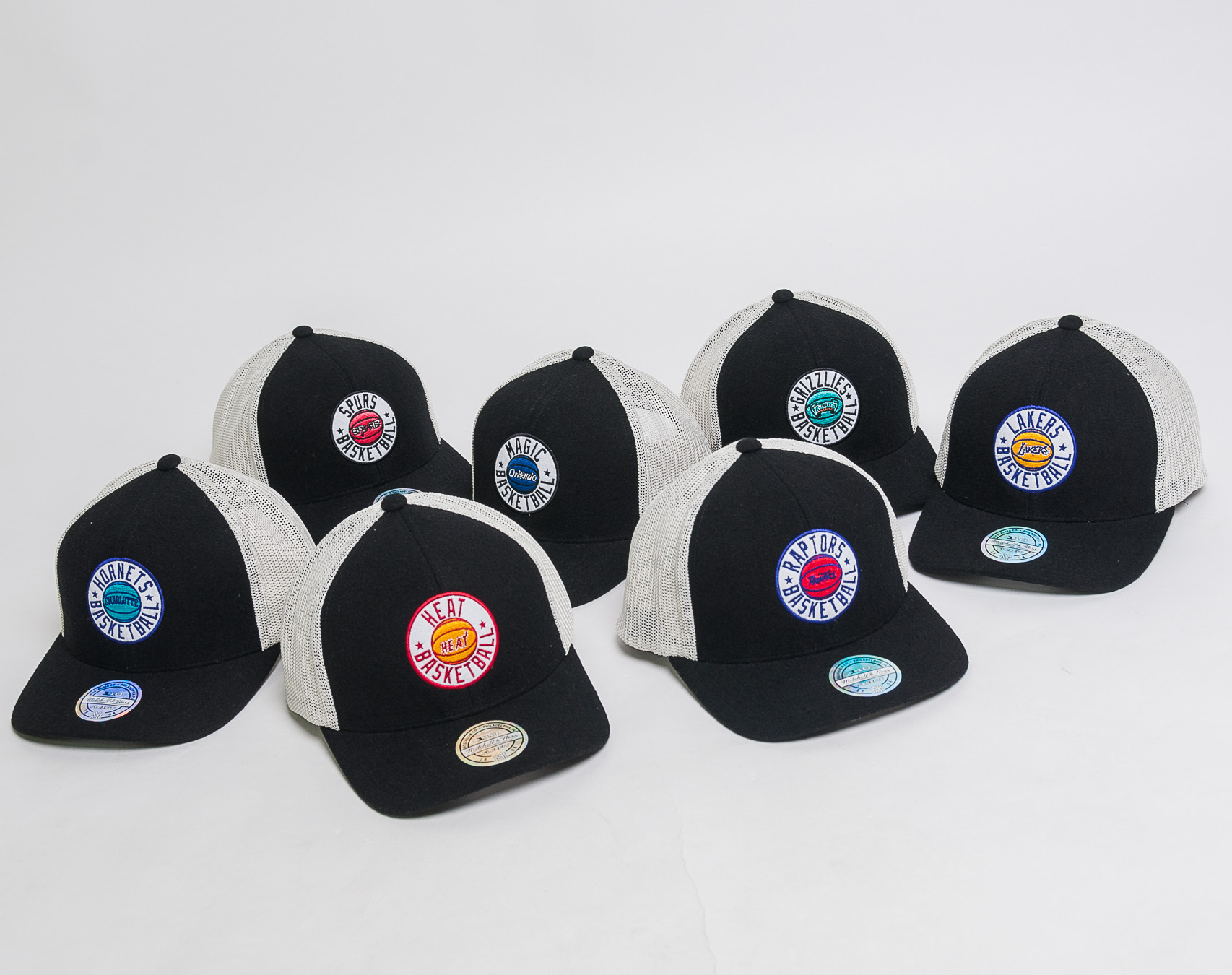 Kšiltovka Mitchell & Ness Patch 110 SB Toronto Raptors Black/White Snapback