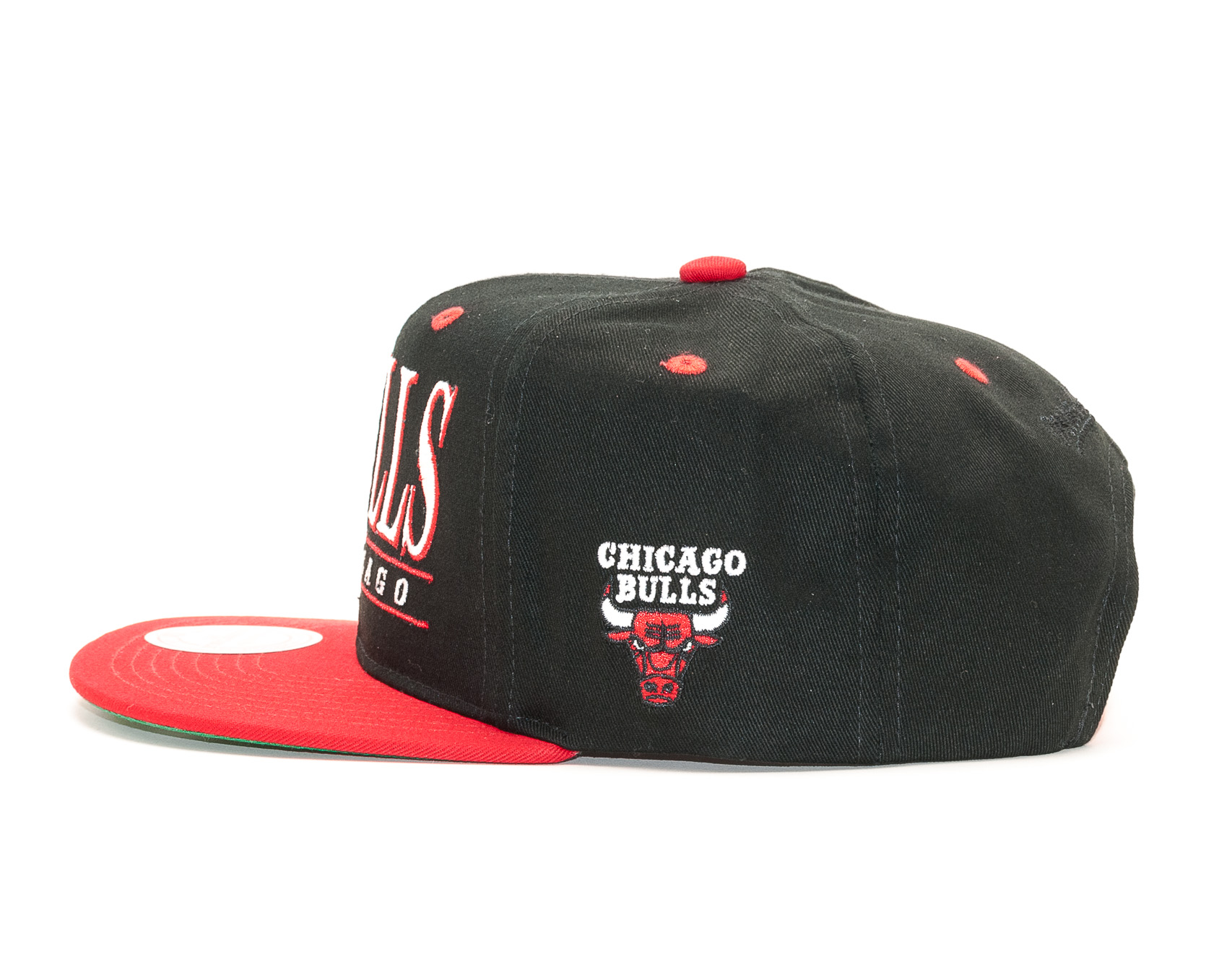 Kšiltovka Mitchell & Ness Horizon Chicago Bulls Black/Red Snapback