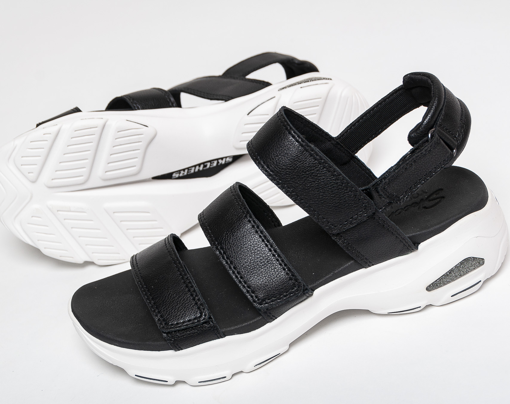 Dámské Sandály Skechers D'Lites 32382 BLK Ultra Fab Life Black