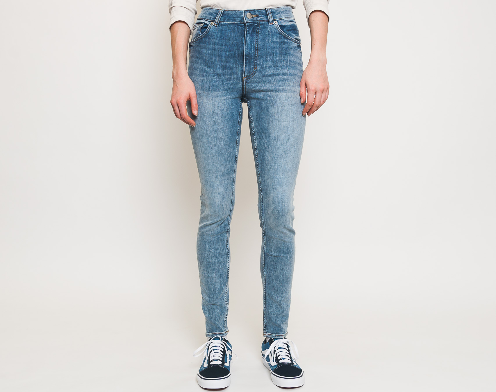 Dámské Kalhoty Cheap Monday High Skin Nemesis Blue