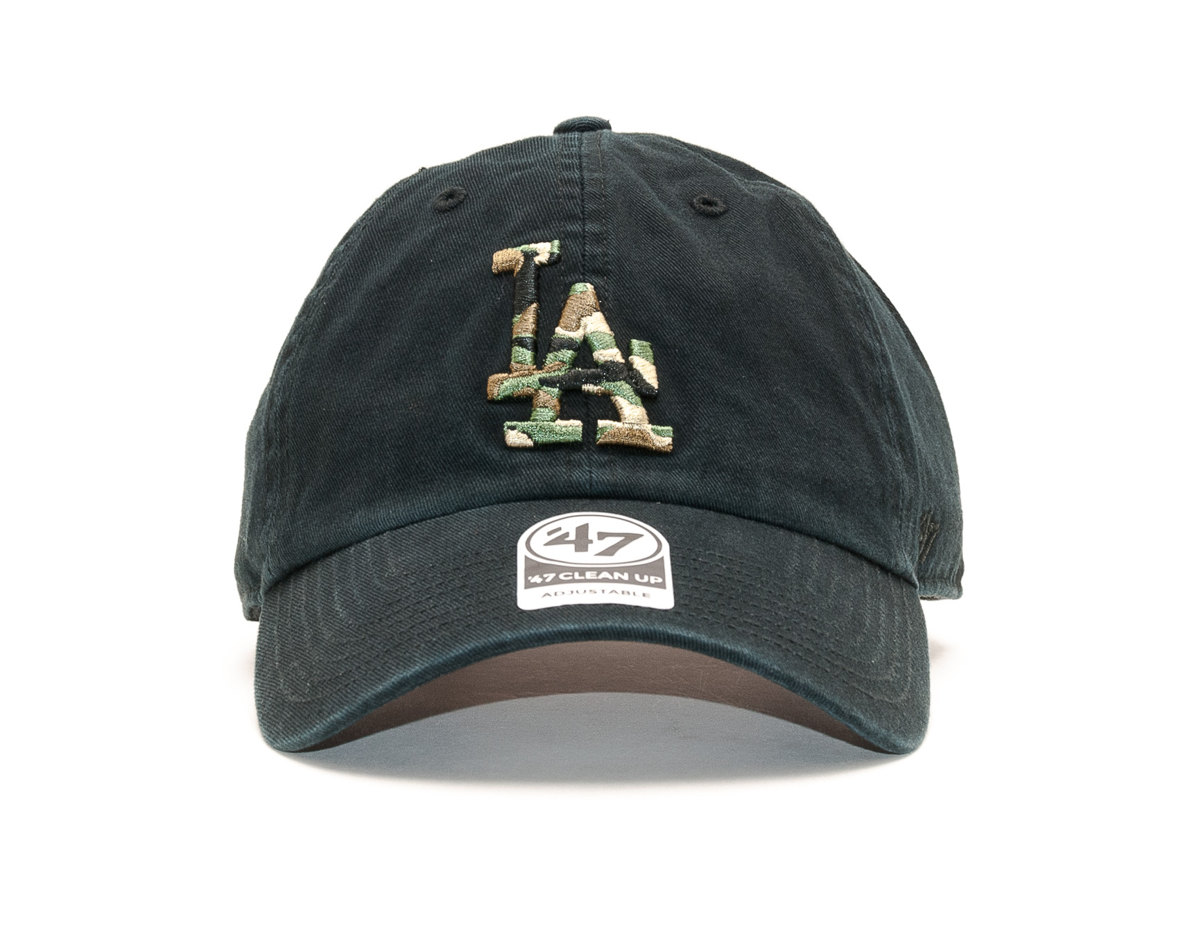 Kšiltovka 47 Brand Los Angeles Dodgers Camfill Clean Up Black/Camo Strapback