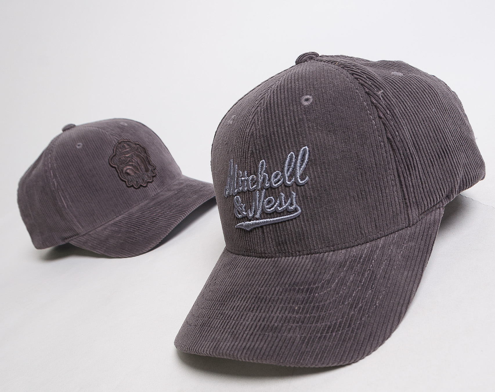 Kšiltovka Mitchell & Ness Georgetown Hoyas Cord Bedrock Grey Snapback
