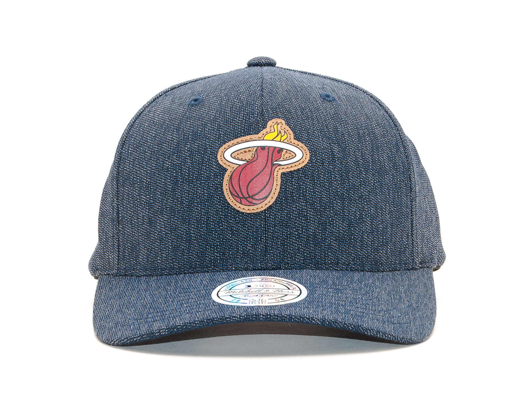 Kšiltovka Mitchell & Ness Miami Heat Kraft Navy Snapback
