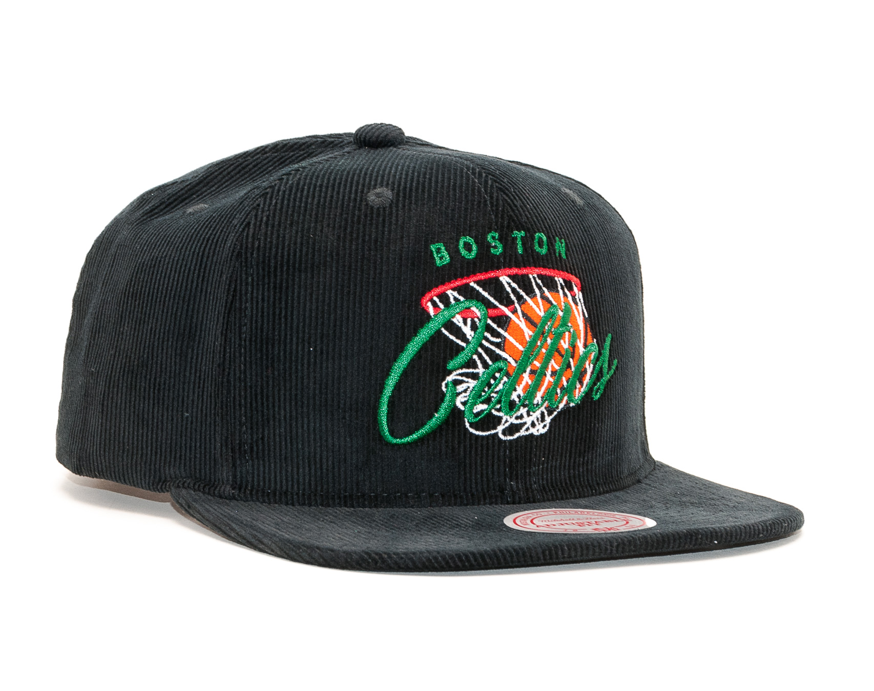 Kšiltovka Mitchell & Ness Boston Celtics Hardwood Classic All Net Black Snapback