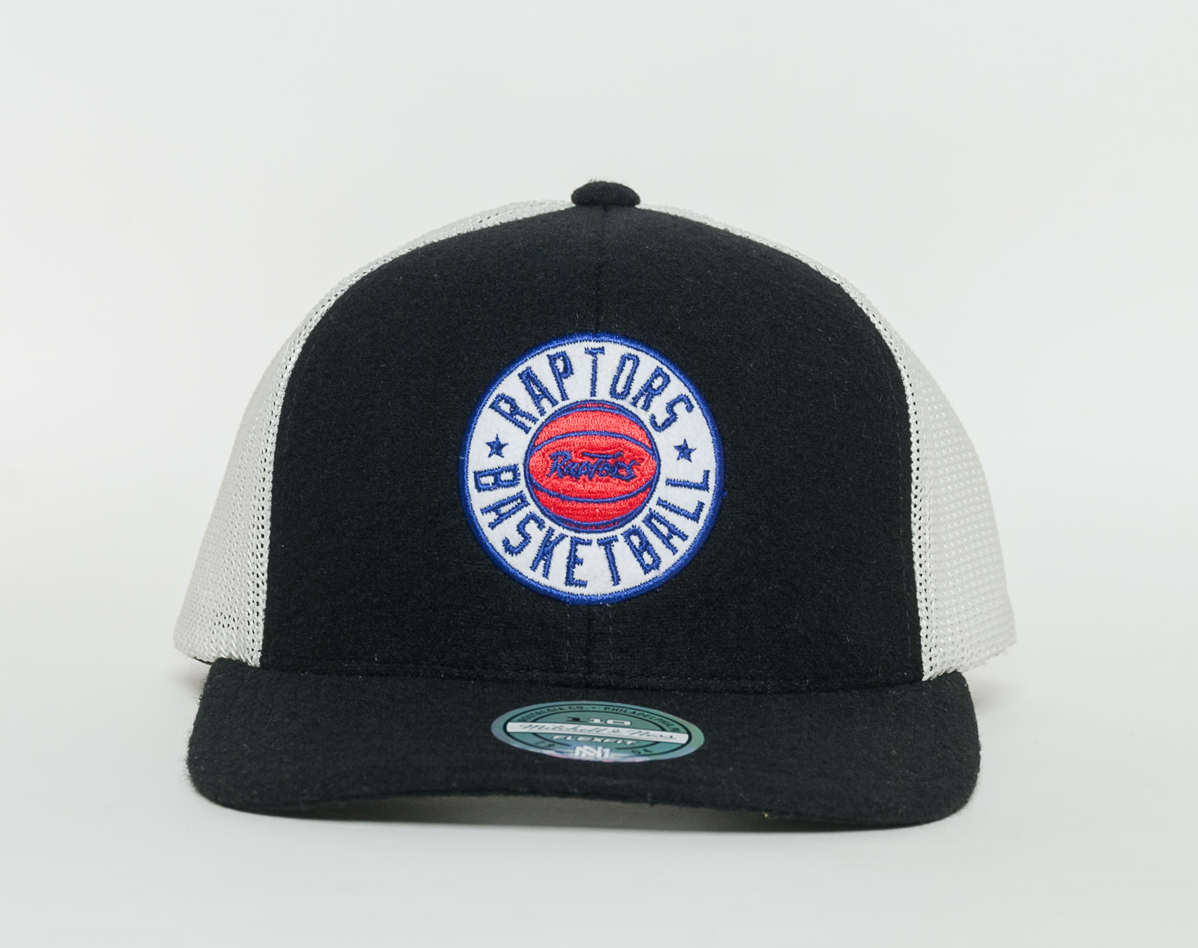 Kšiltovka Mitchell & Ness Patch 110 SB Toronto Raptors Black/White Snapback