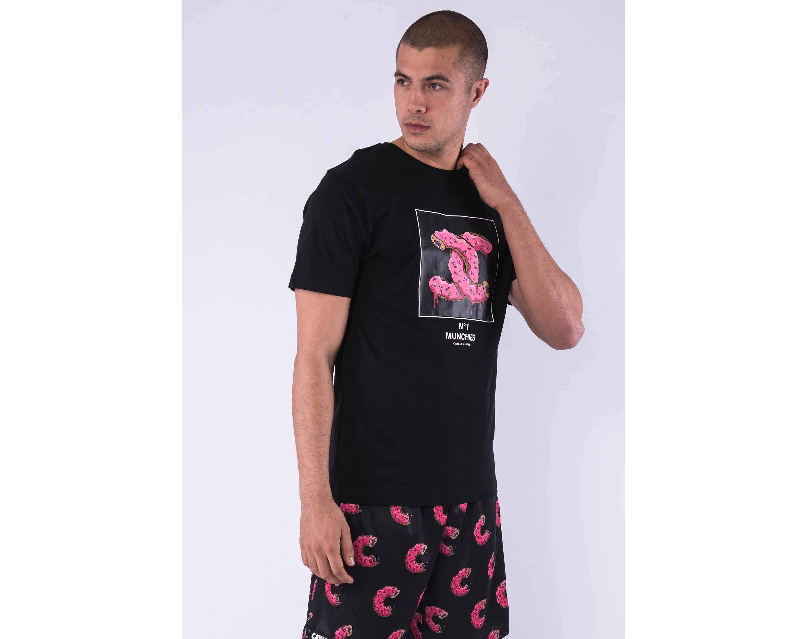 Triko Cayler & Sons WL Munchel Tee Black/MC