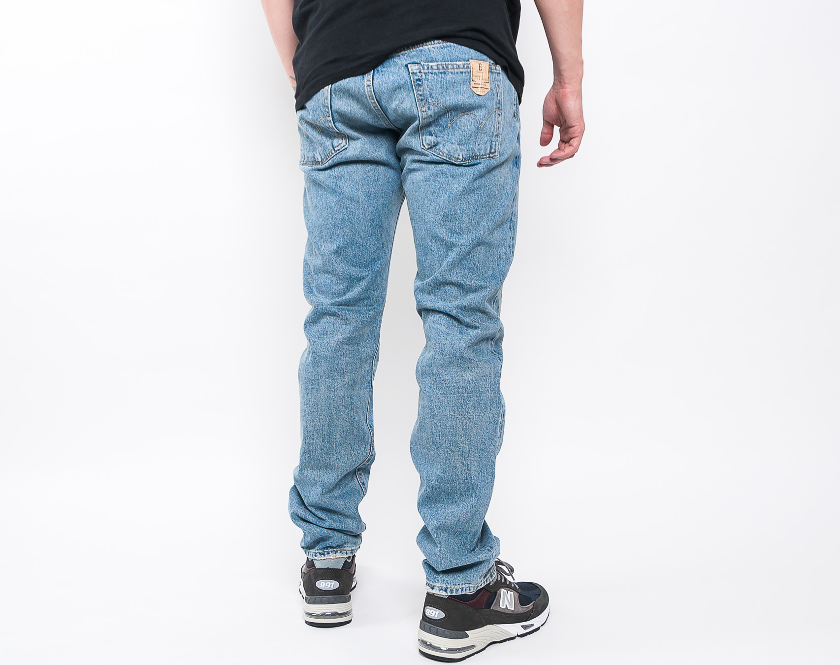 Kalhoty Edwin Classic Regular Tapered Rainbow Selvage Japan Denim 13oz Light Used