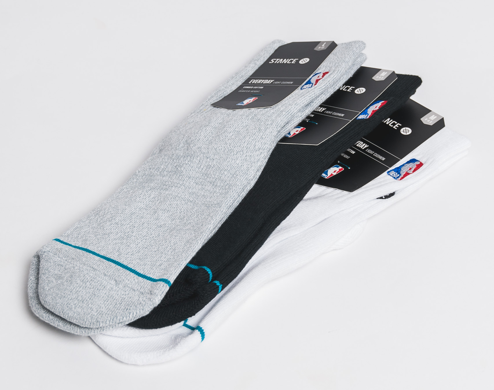 Ponožky Stance NBA Logoman QTR Black