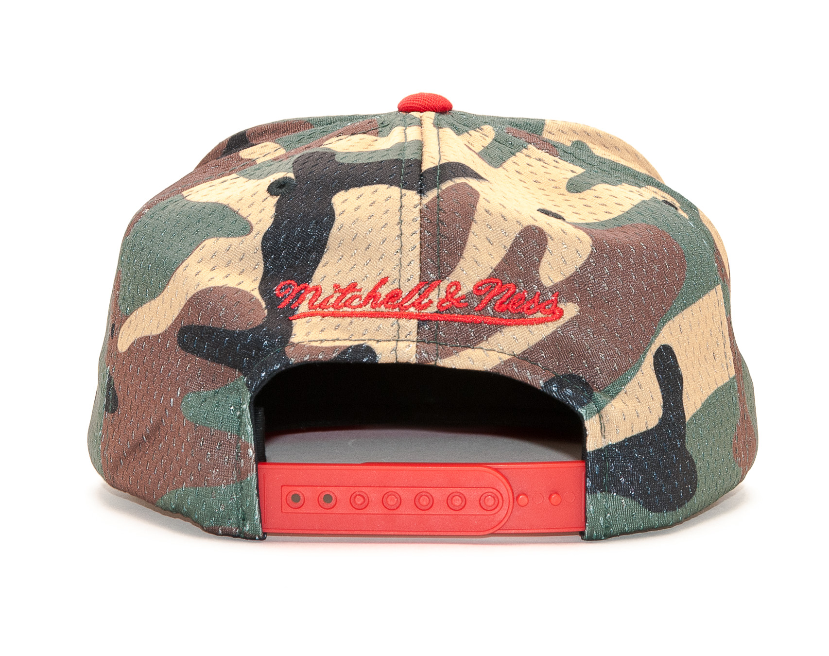 Kšiltovka Mitchell & Ness Denver Nuggets Woodland "COVER" Camo/Red Snapback